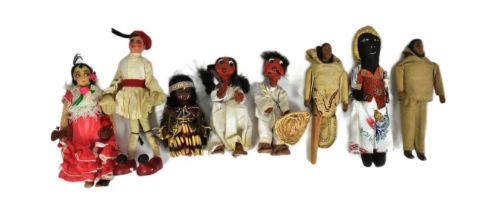 COLLECTION OF ASSORTED TOURIST DOLLS