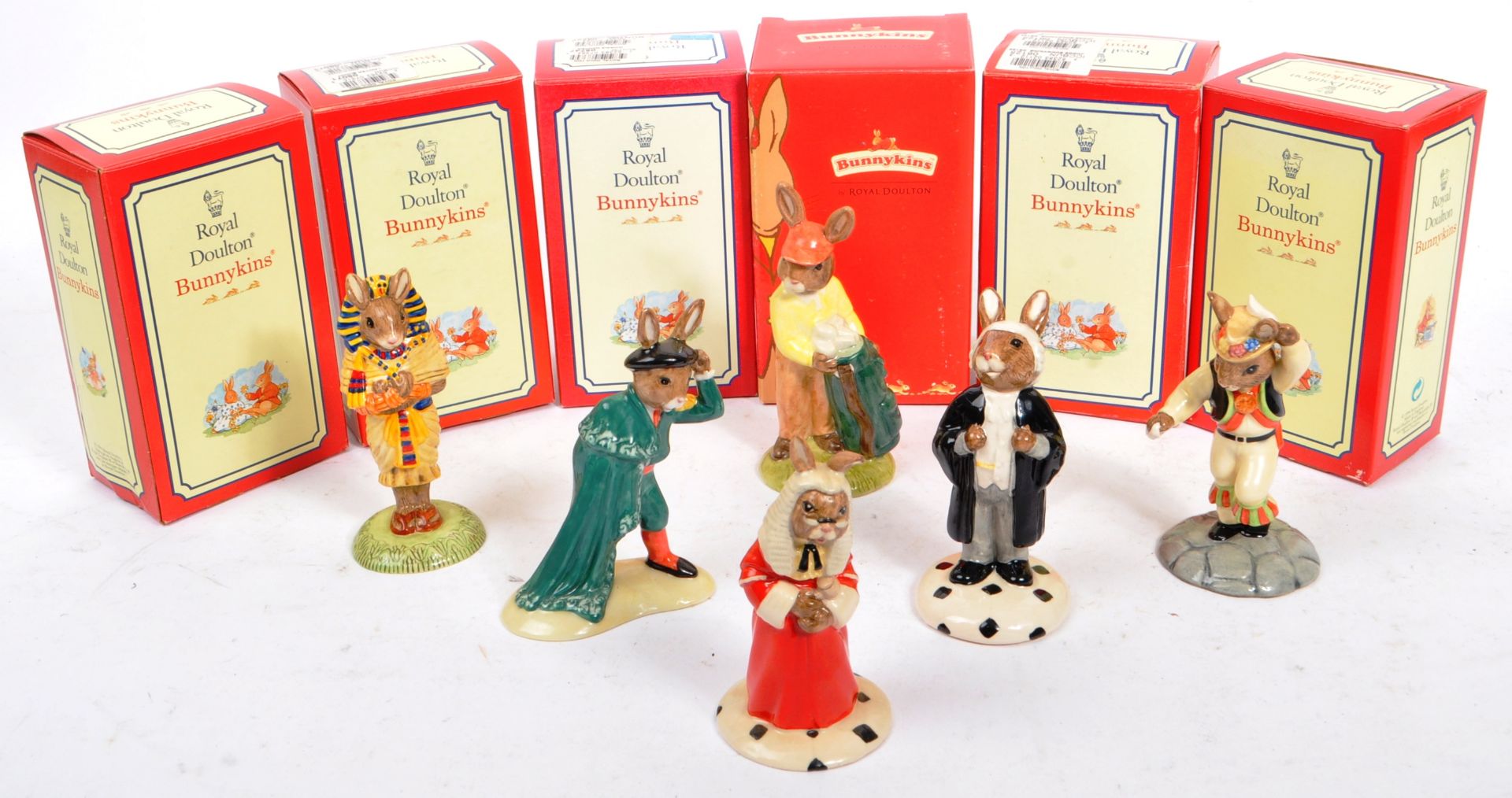 ROYAL DOULTON - BUNNYKINS - COLLECTION OF CHINA BUNNY FIGURES