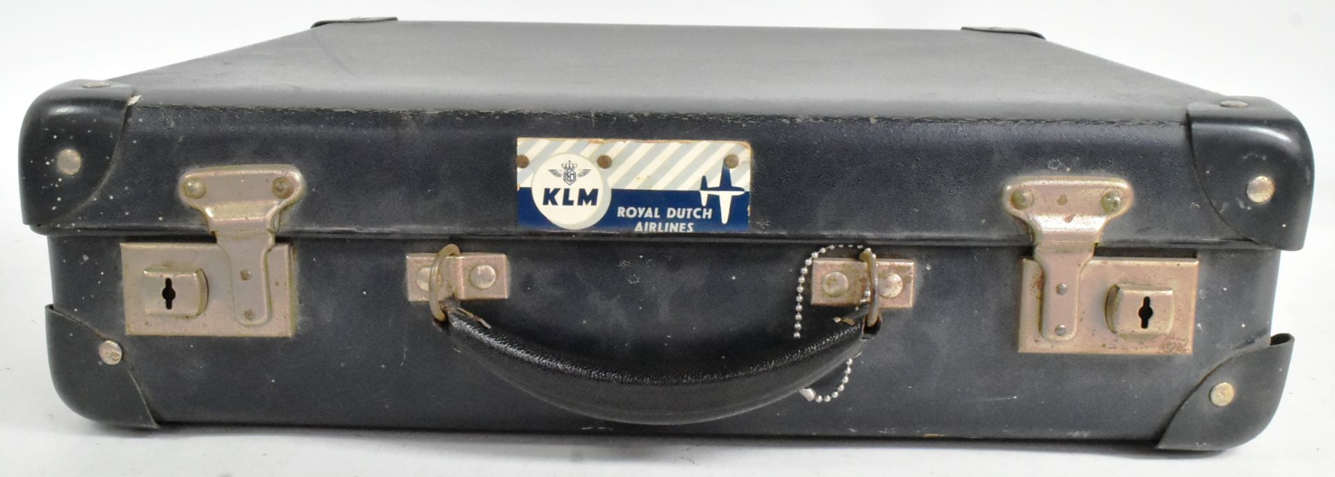 20TH CENTURY VINTAGE KLM ROYAL DUTCH AIRLINES SUITCASE - Bild 2 aus 4