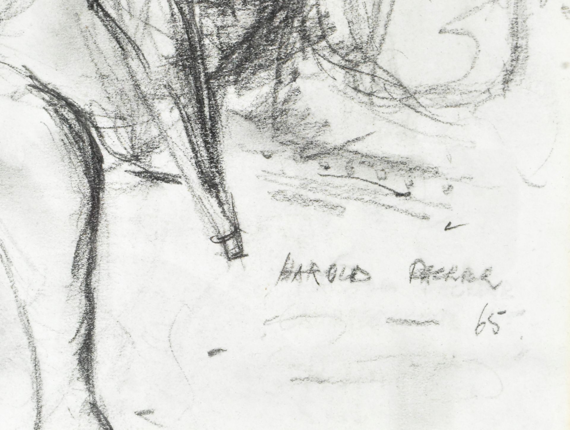HAROLD PACKER (1908 - 2000) - FRAMED SKETCH '65 - Image 4 of 4