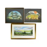 THREE PIECES OF ARTWORK RELATING TO SOUTH WEST LANDSCAPES