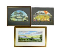 THREE PIECES OF ARTWORK RELATING TO SOUTH WEST LANDSCAPES