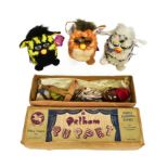 THREE VINTAGE FURBIES TOGETHER WITH A PELHAM PUPPET