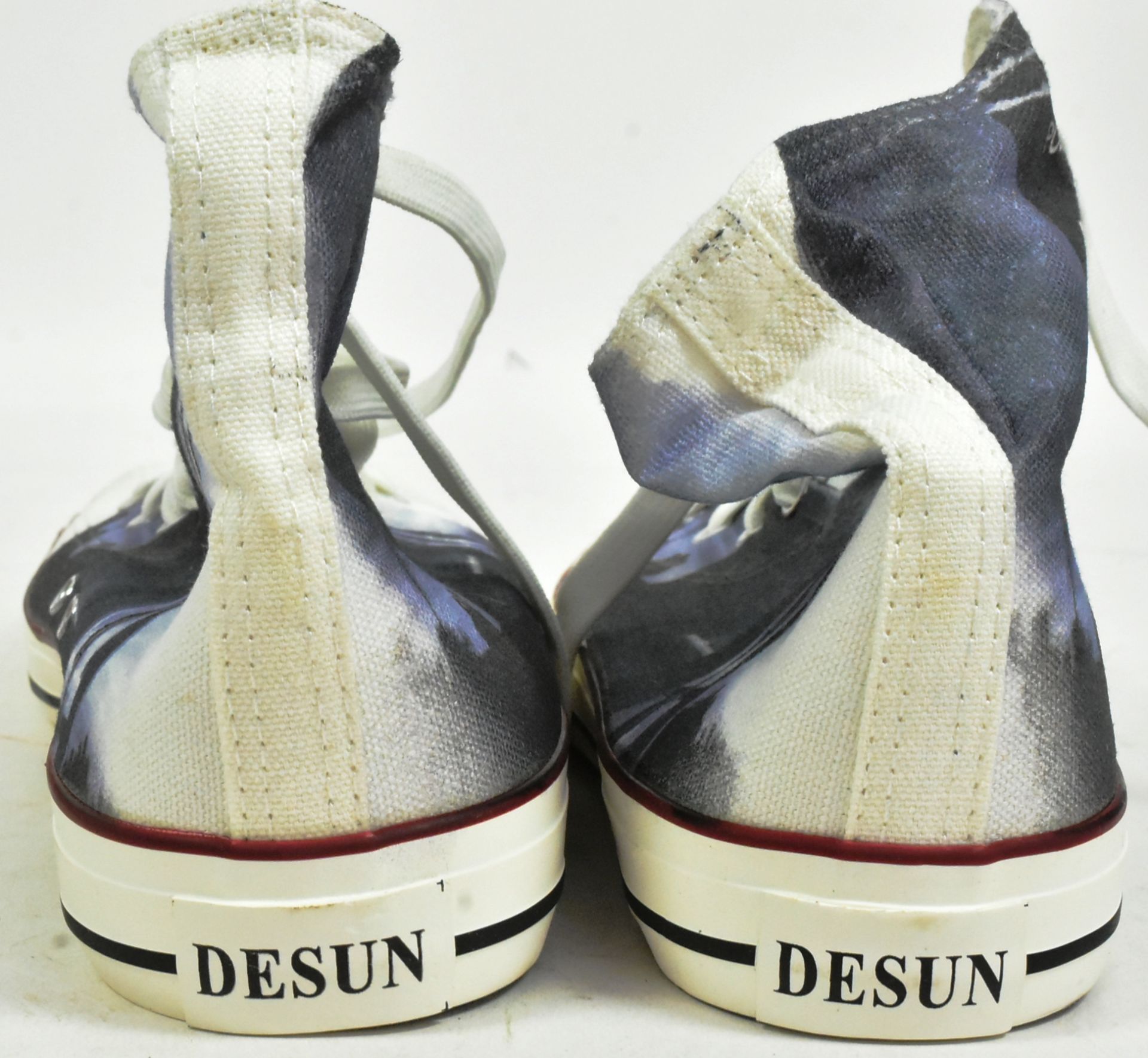 DOCTOR WHO DESUN CONVERSE STYLE HIGH TOP TRAINERS - Image 4 of 6