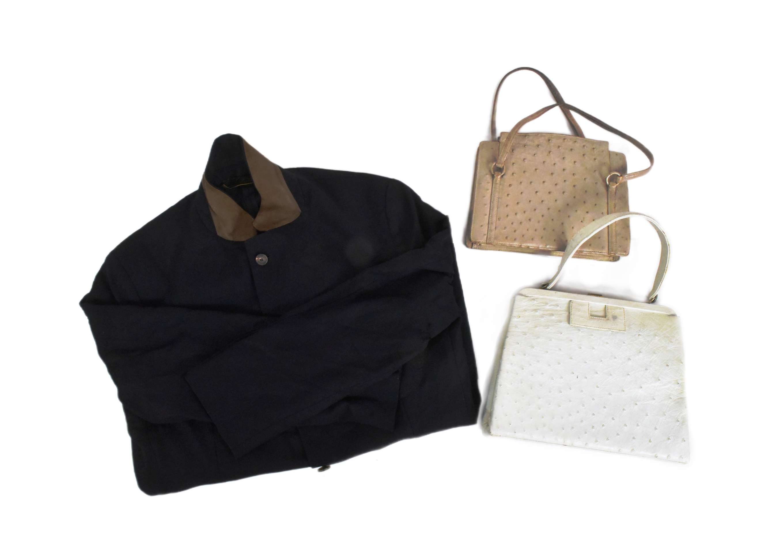 VINTAGE ITALIAN BLAZER & 2 HANDBAGS