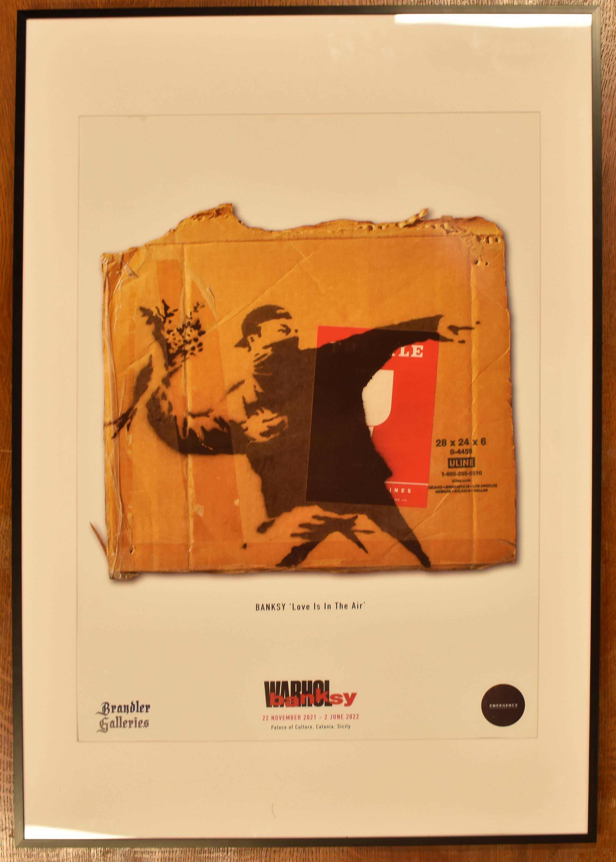 BANKSY - PROMO POSTER FOR WARHOL / BANKSY EXHIBITION, SICILY - Image 2 of 5