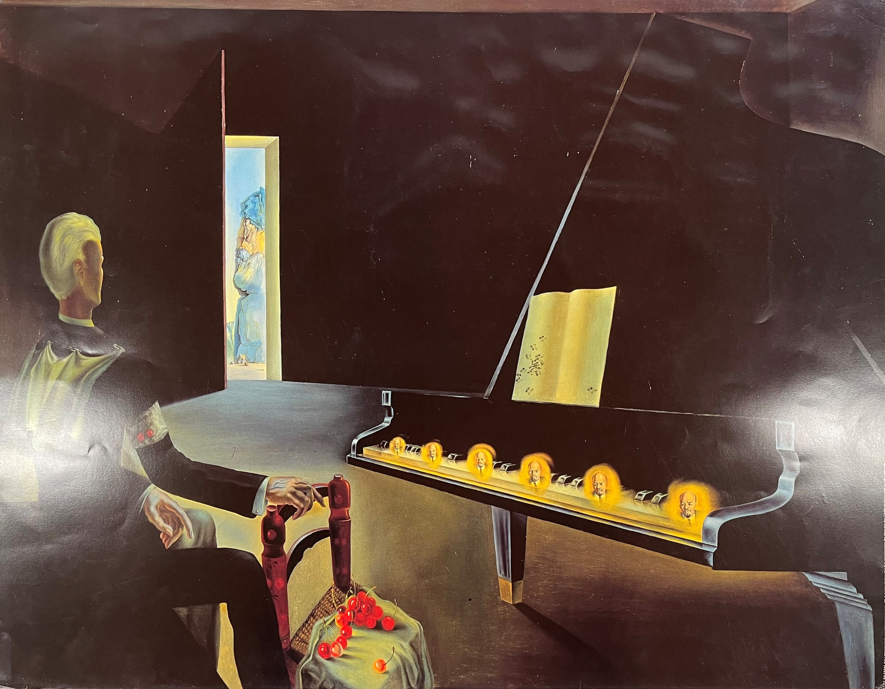 SIX VINTAGE SALVADOR DALI GALLERY POSTERS - Image 17 of 20