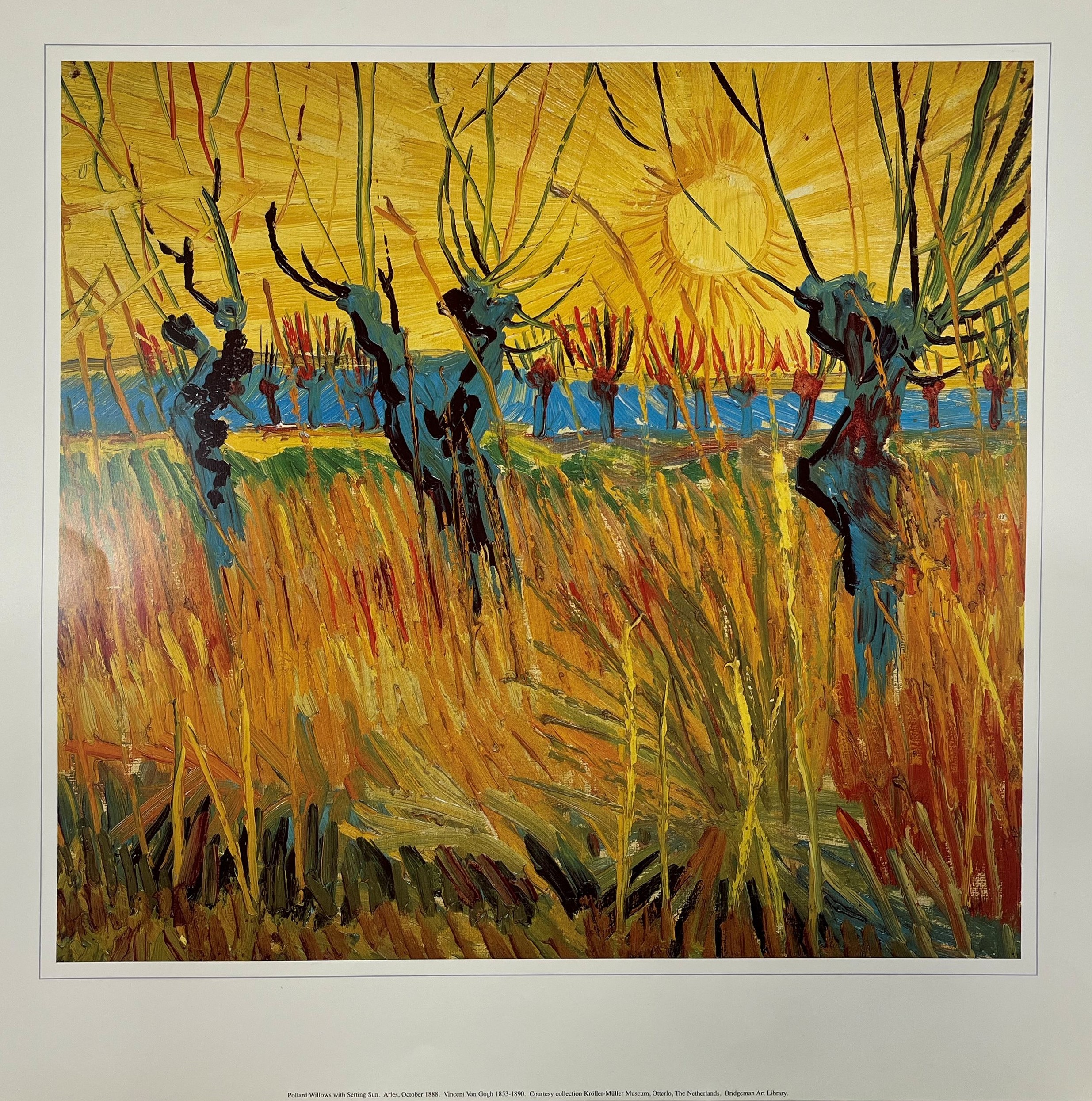 SIX VINTAGE 20TH CENTURY GALLERY POSTERS AFTER VINCENT VAN GOGH - Image 9 of 19