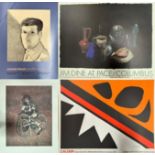 FOUR LITHOGRAPHS & EXHIBITION POSTERS AFTER VARIOUS ARTISTS