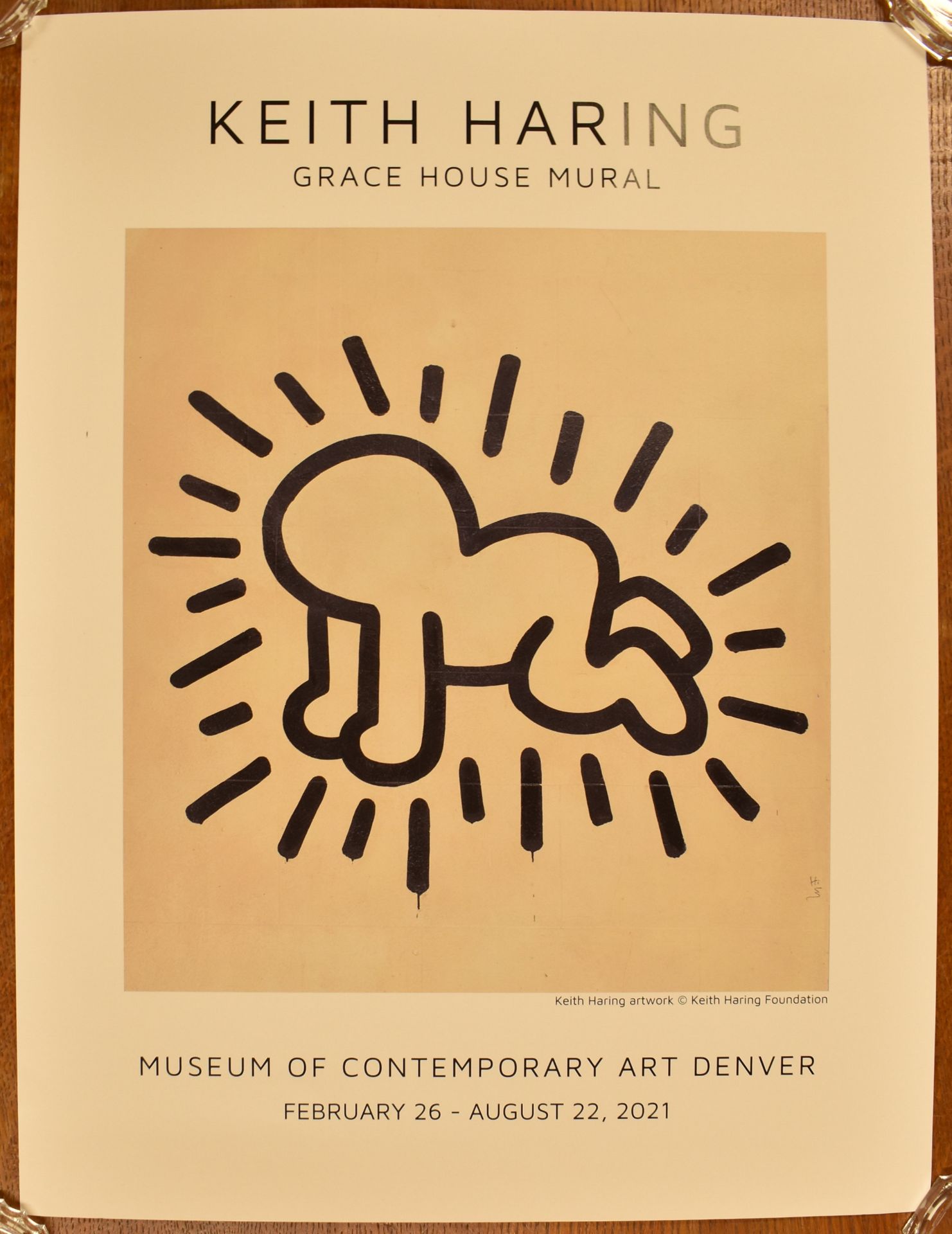 KEITH HARING - GRACE HOUSE MURAL, 2021 EXHIBITION POSTER - Image 2 of 5