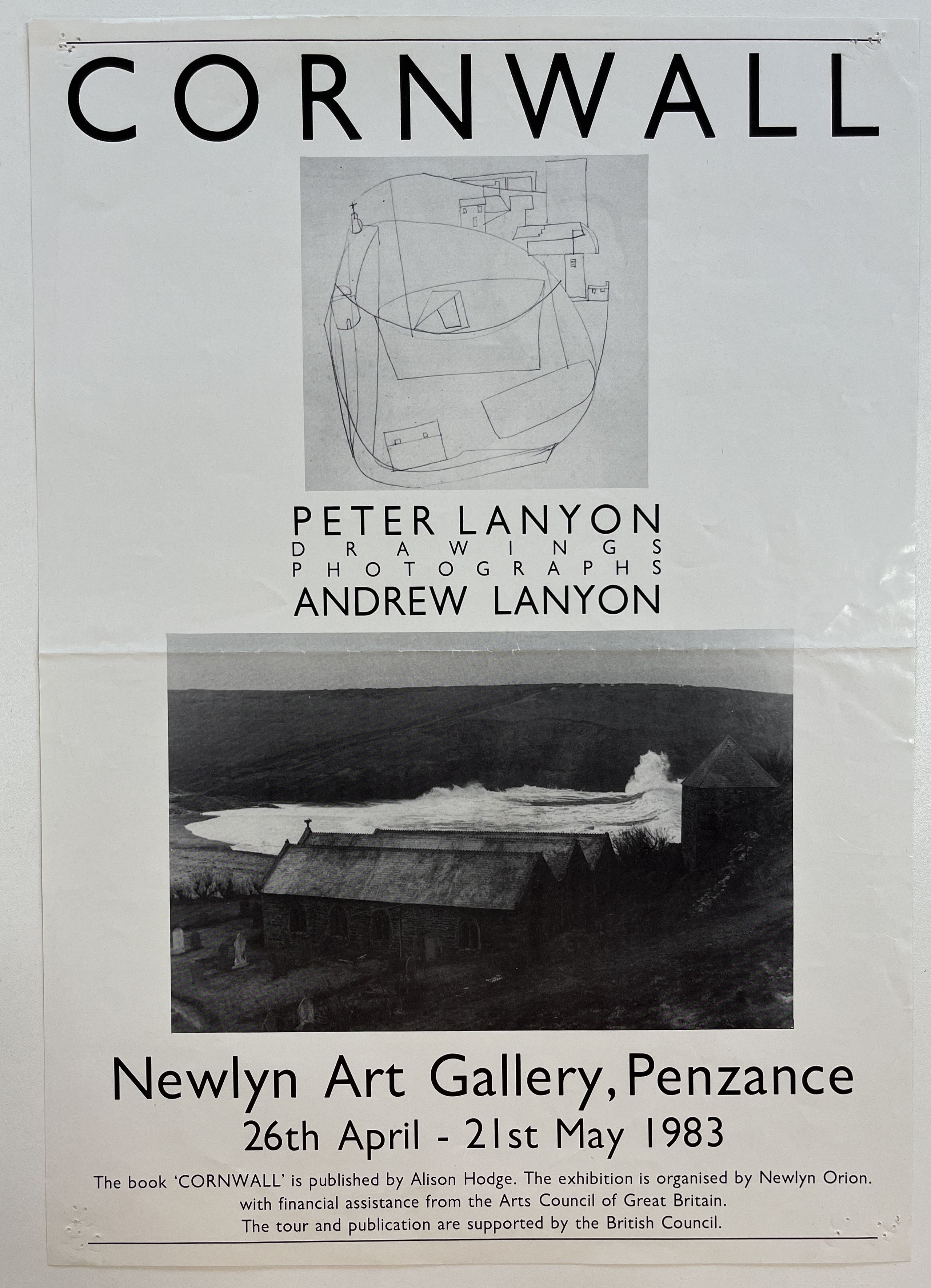 TERRY FROST & PETER LANYON - TWO VINTAGE EXHIBITION POSTERS - Image 3 of 7