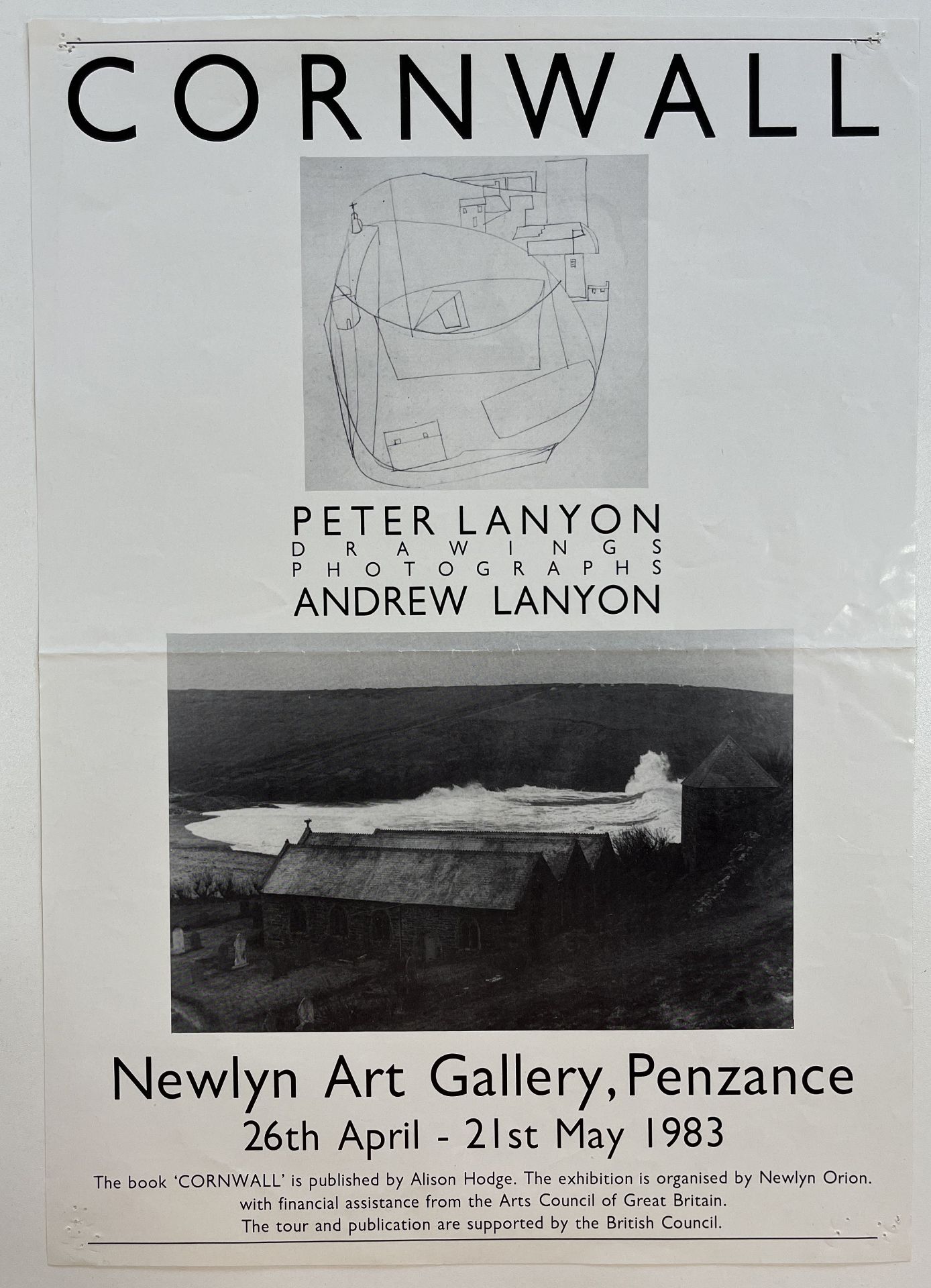 TERRY FROST & PETER LANYON - TWO VINTAGE EXHIBITION POSTERS - Bild 3 aus 7