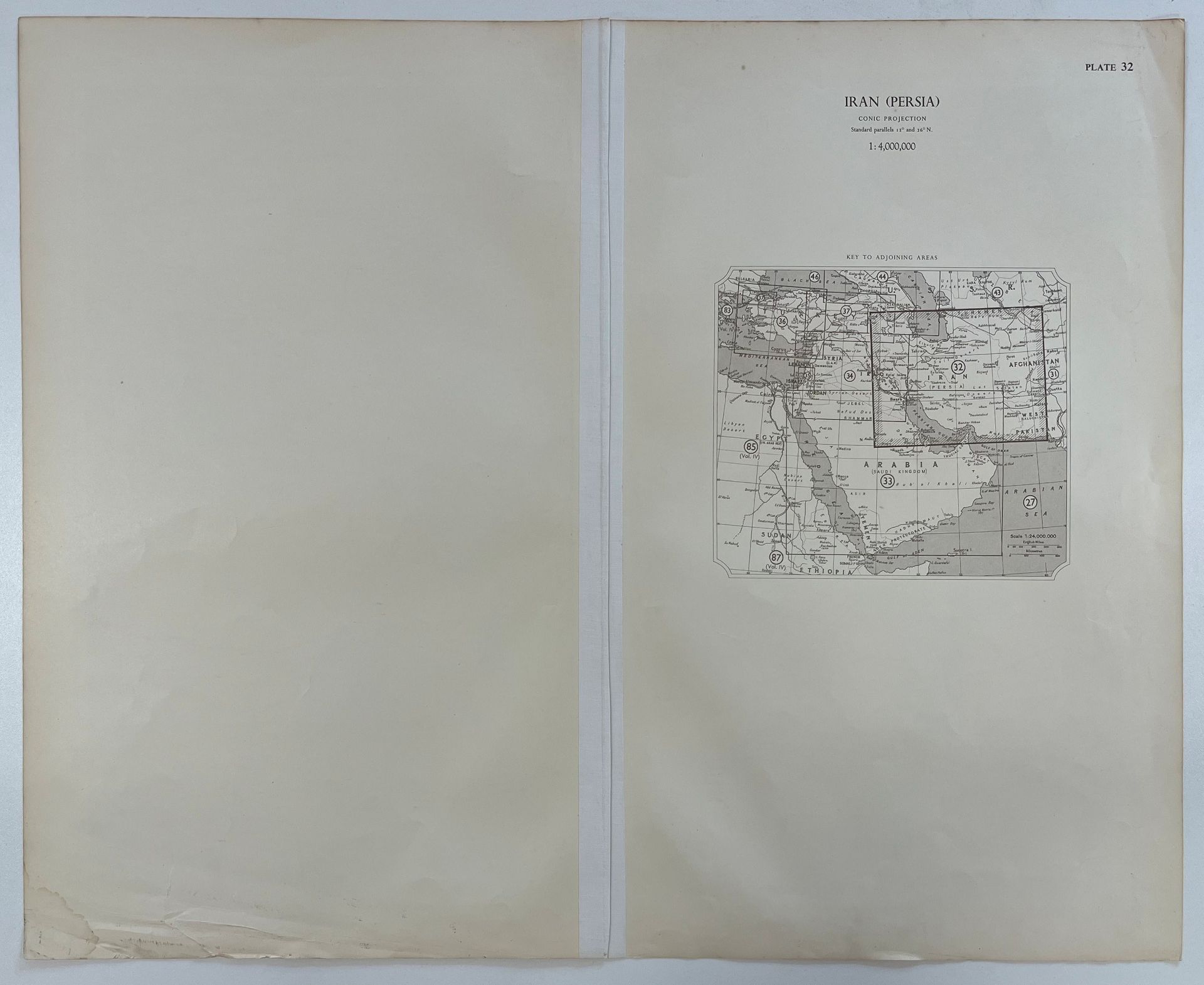 SEVEN CONIC PROJECTION MAPS T/W BRITISH EMPIRE MAPS - Bild 9 aus 27