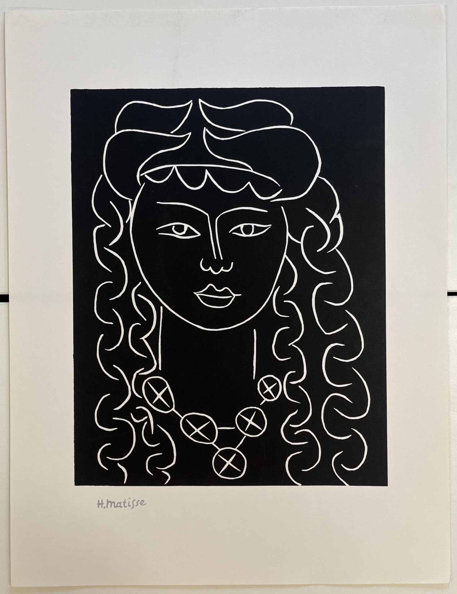 SIX VINTAGE LITHOGRAPHS ON PAPER AFTER HENRI MATISSE - Image 2 of 19