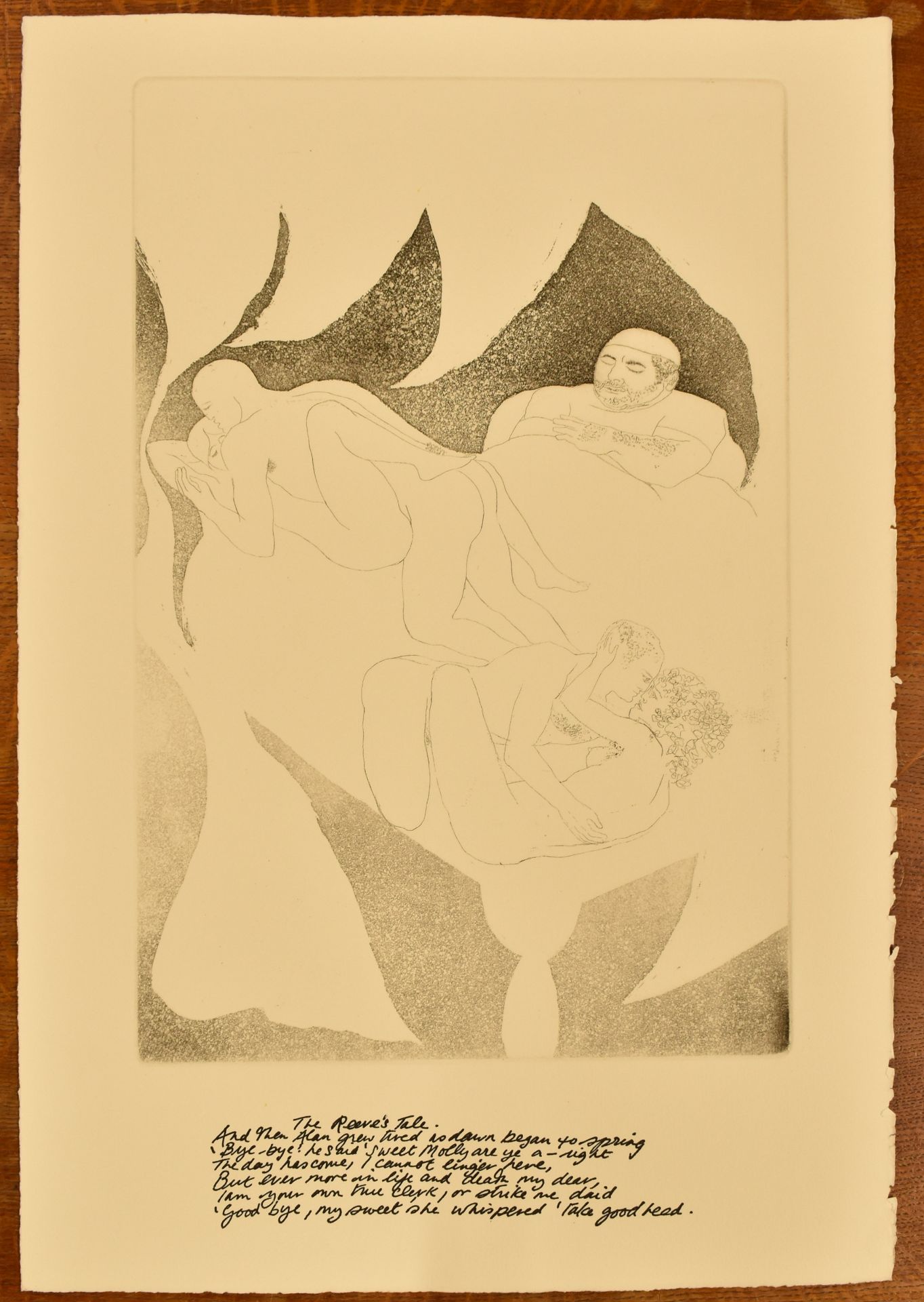 ELIZABETH FRINK - THE REEVE'S TALE, 1972 ETCHING & AQUATINT - Image 2 of 5