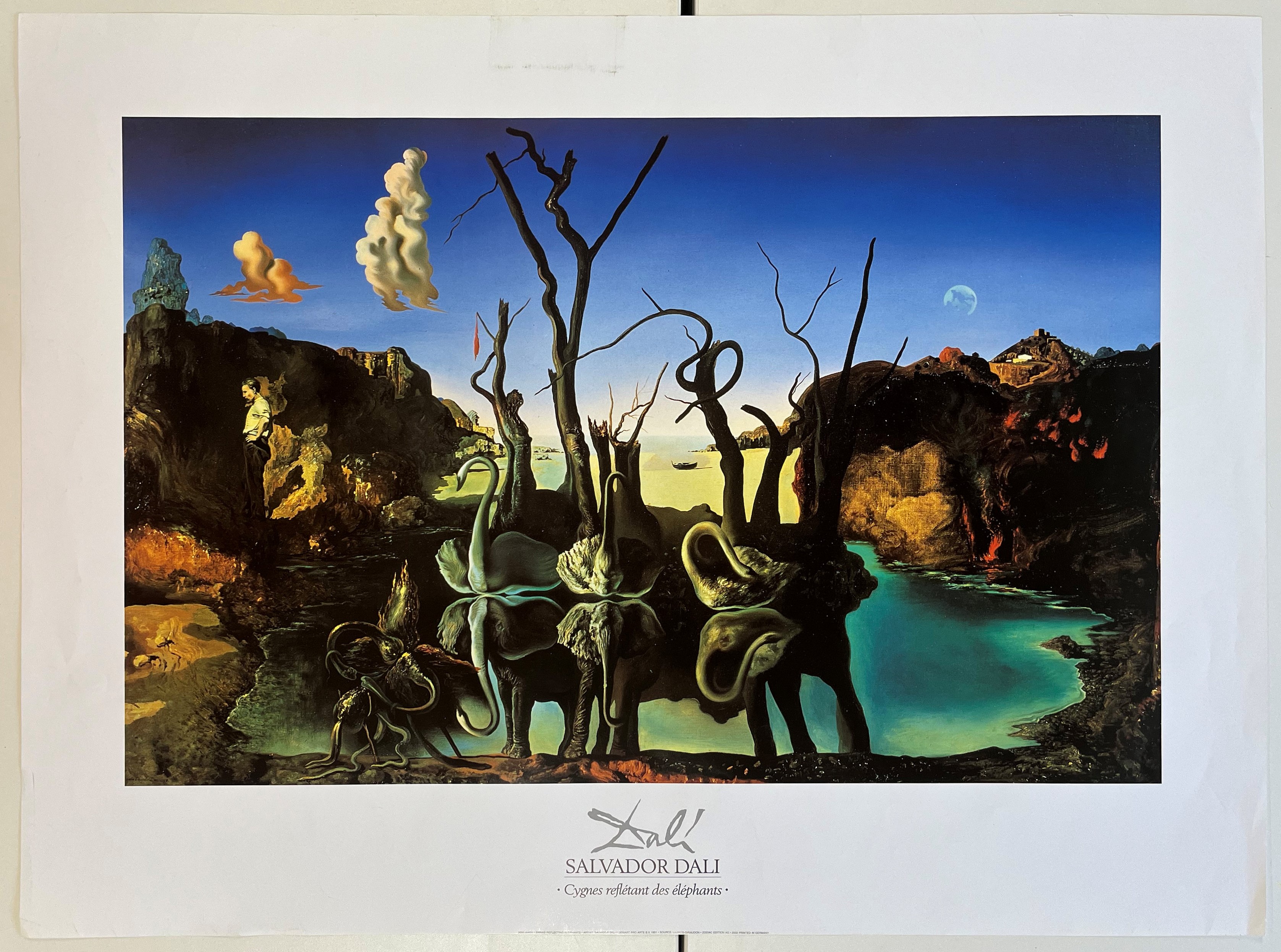 FIVE VINTAGE SALVADOR DALI GALLERY POSTERS - Image 8 of 17