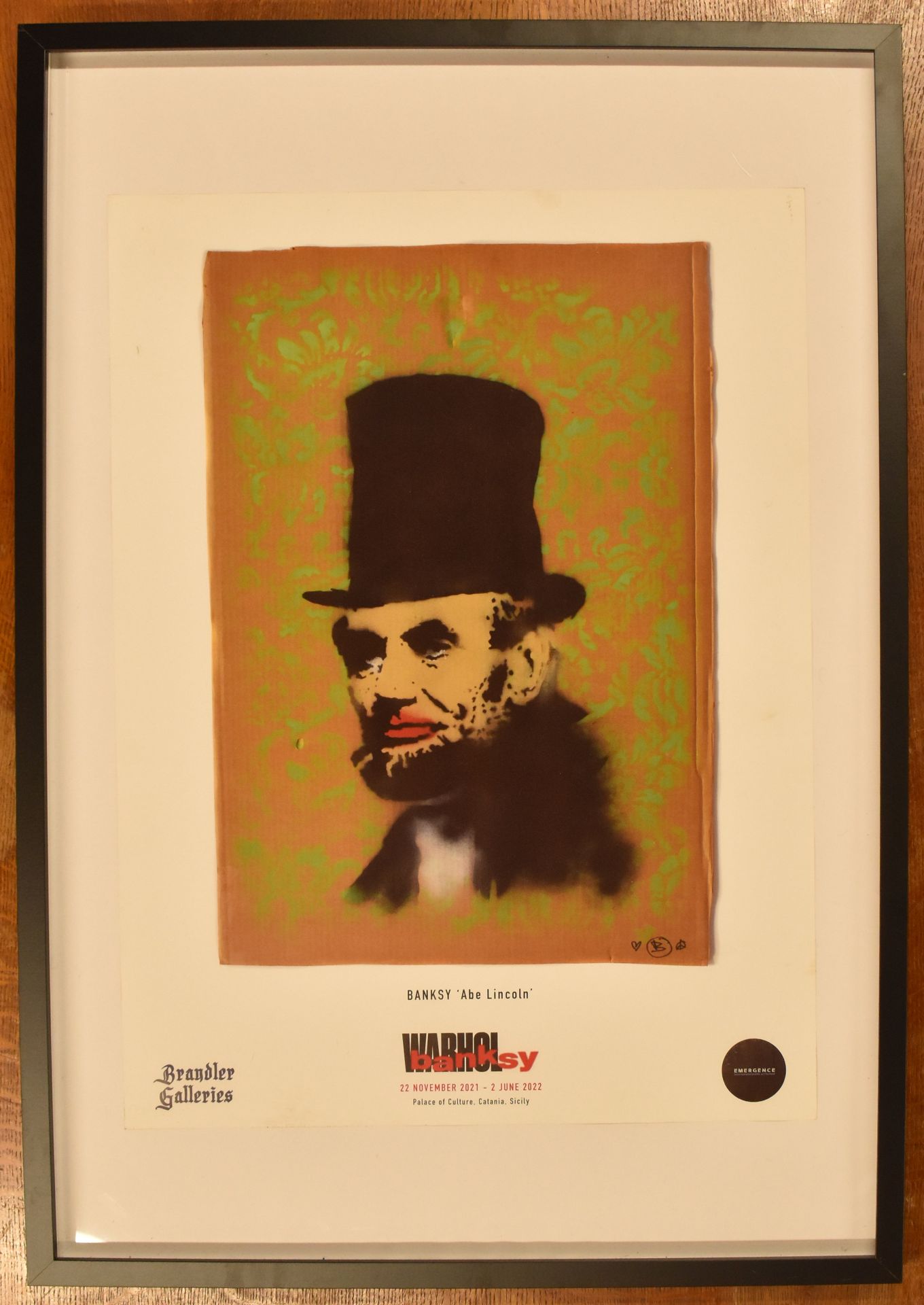 BANKSY - PROMO POSTER FOR WARHOL / BANKSY EXHIBITION, SICILY - Image 2 of 5