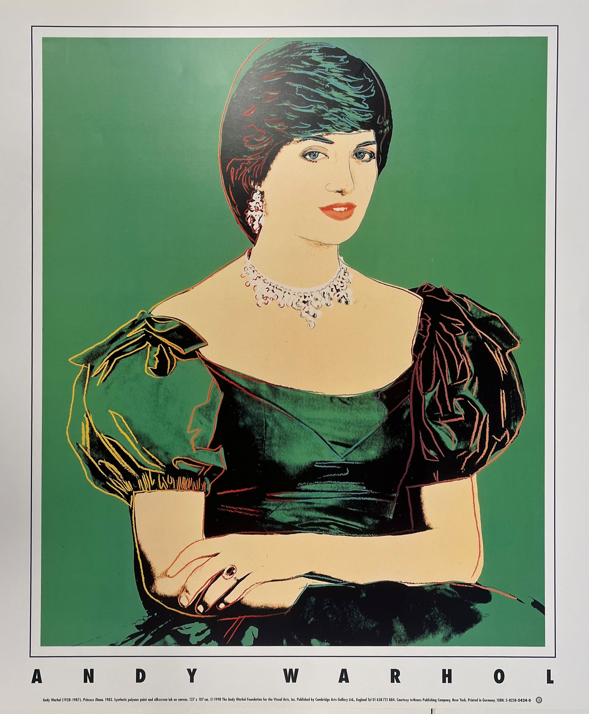 FOUR ASSORTED VINTAGE POSTERS - ANDY WARHOL/MAGRITTE/NAGEL - Image 6 of 13