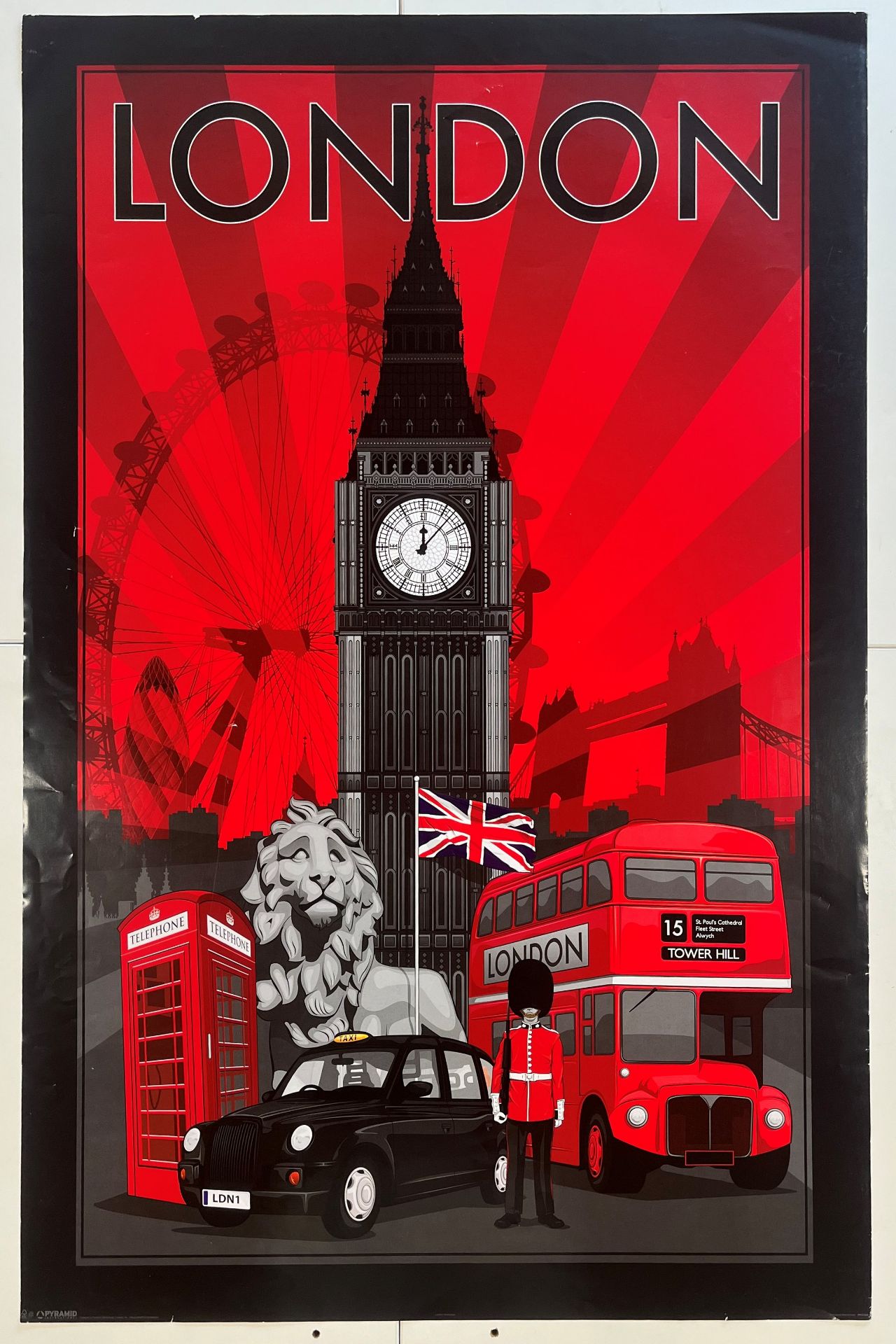 THREE MILLENNIUM POSTERS - LONDON - Image 10 of 10