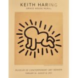 KEITH HARING - GRACE HOUSE MURAL, 2021 EXHIBITION POSTER