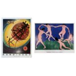 HENRI MATISSE & WASSILY KANDINSKY - TWO FULL COLOUR POSTERS