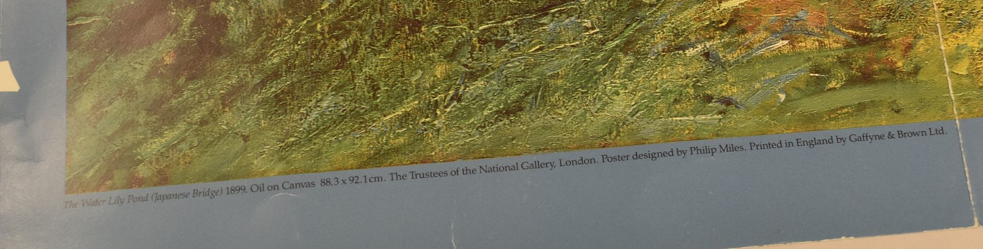 CLAUDE MONET - 1990 ROYAL ACADEMY OF ARTS EXHIBITION POSTER - Image 4 of 5