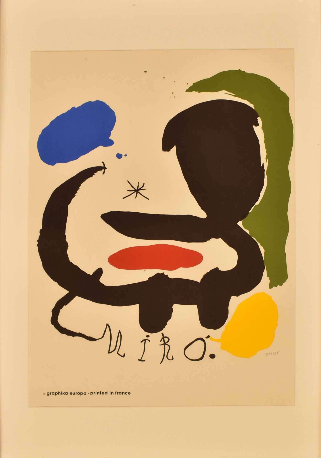 JOAN MIRO - SALA PELAIRES 1973 - LITHOGRAPH PRINT ON PAPER