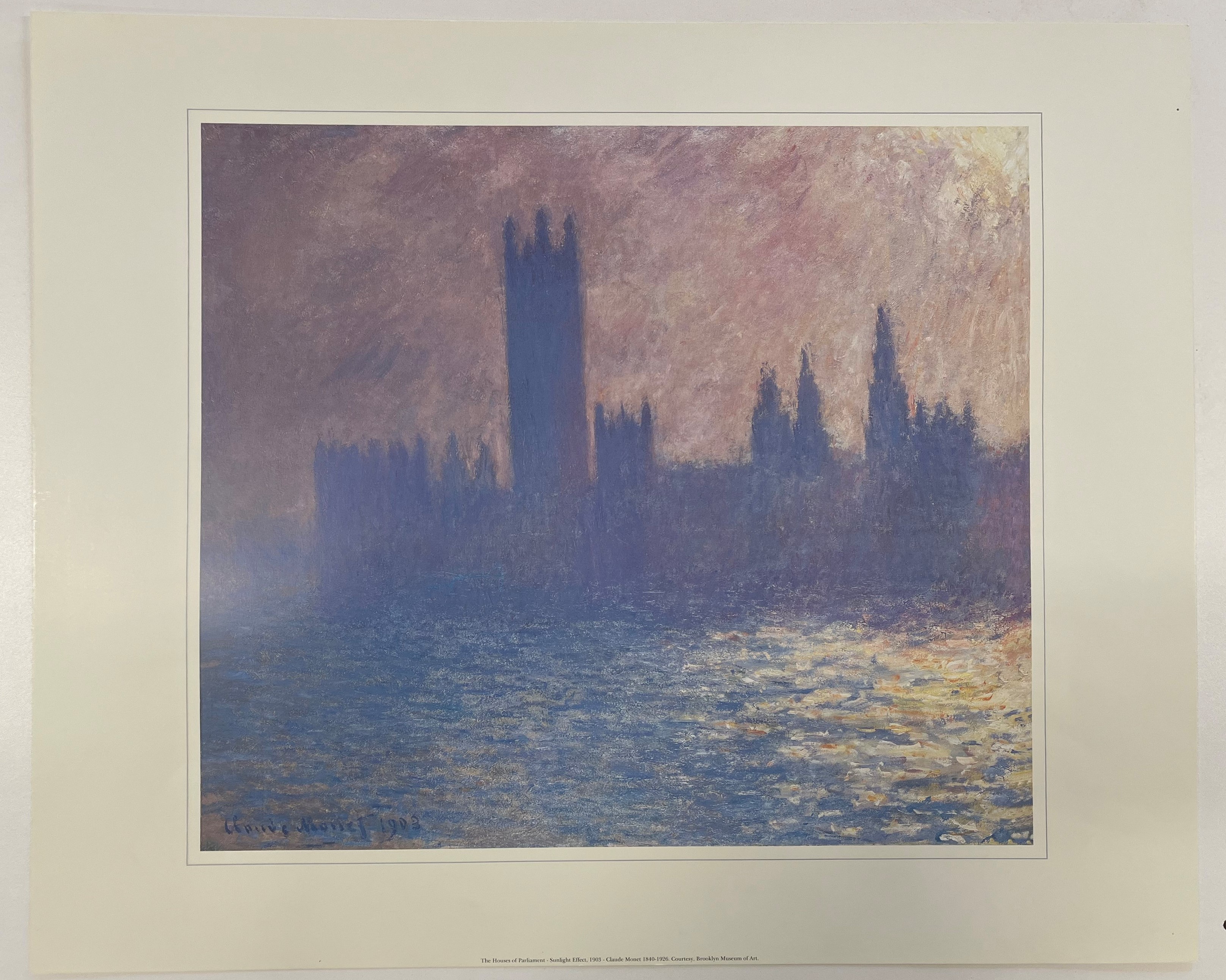AFTER CLAUDE MONET - SELECTION OF MUSEUM POSTERS (7) - Image 14 of 22