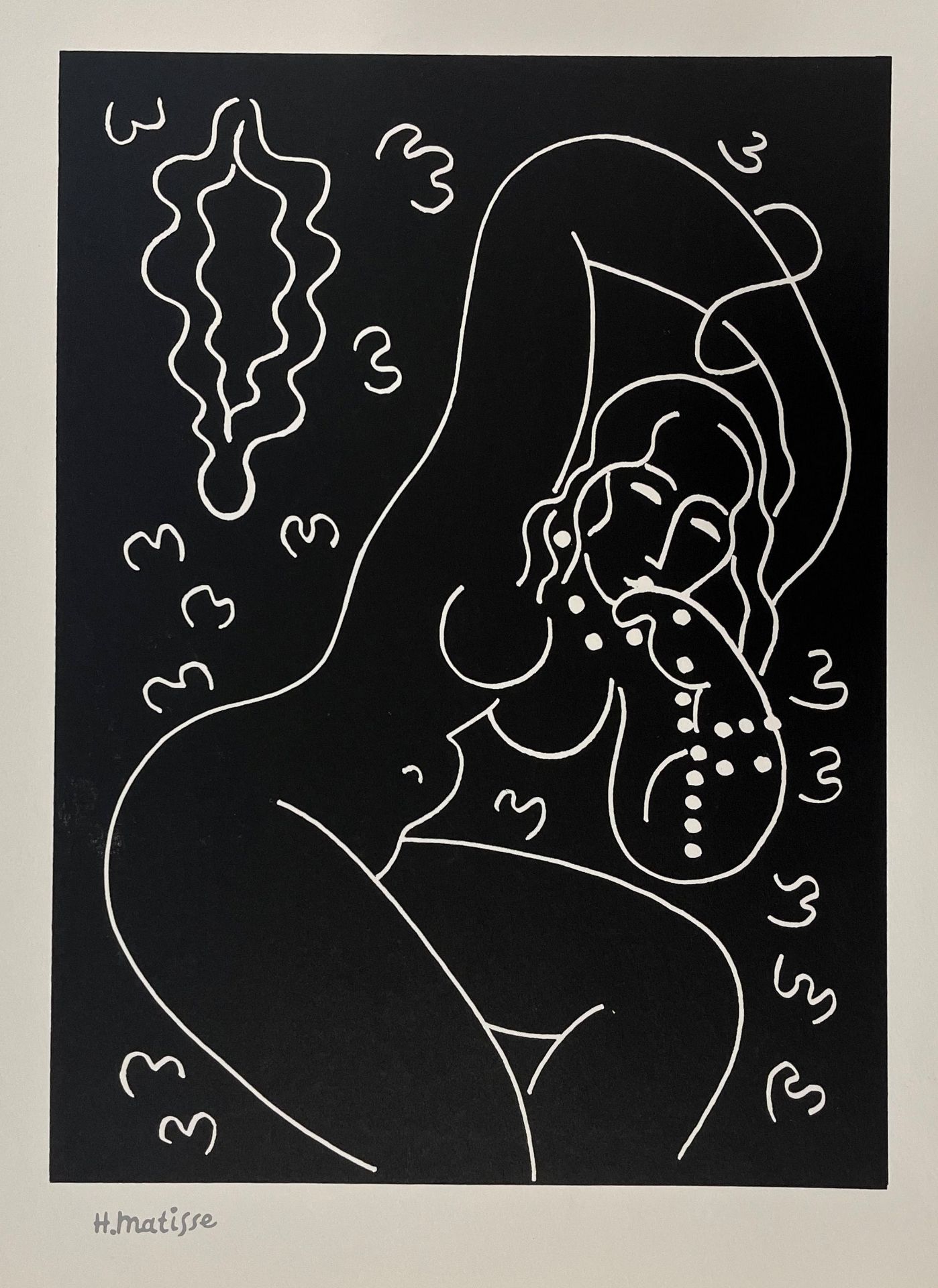 SEVEN VINTAGE LITHOGRAPHS ON PAPER AFTER HENRI MATISSE - Image 11 of 22