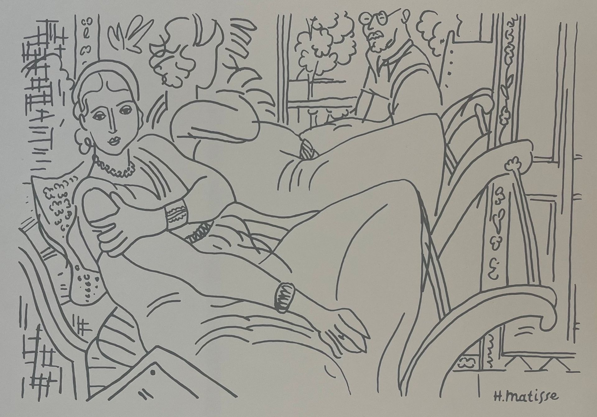 SEVEN VINTAGE LITHOGRAPHS ON PAPER AFTER HENRI MATISSE - Image 24 of 24