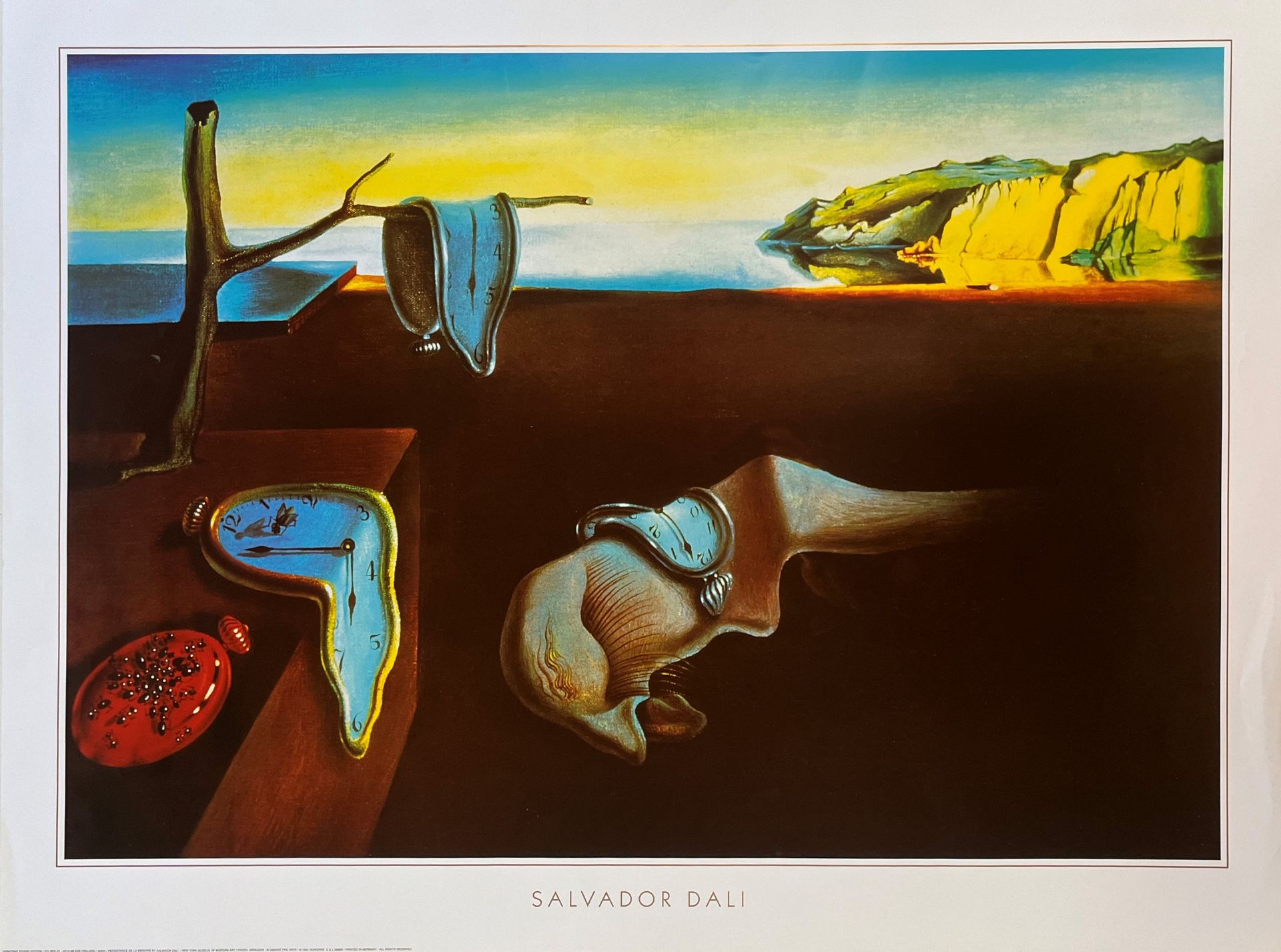 FIVE VINTAGE SALVADOR DALI GALLERY POSTERS - Image 15 of 17