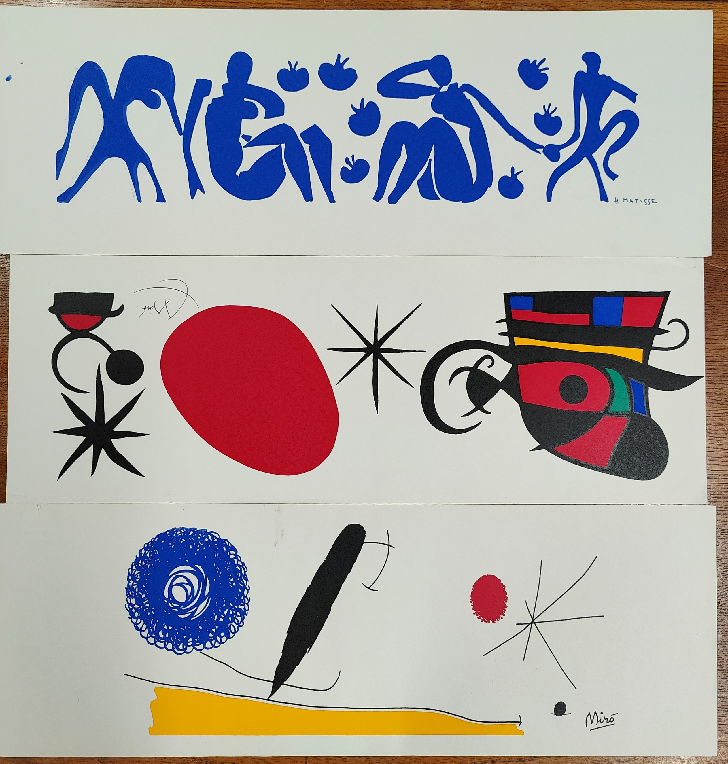 SIX LITHOGRAPHS ON PAPER AFTER JOAN MIRO COMPOSITIONS - Image 3 of 9