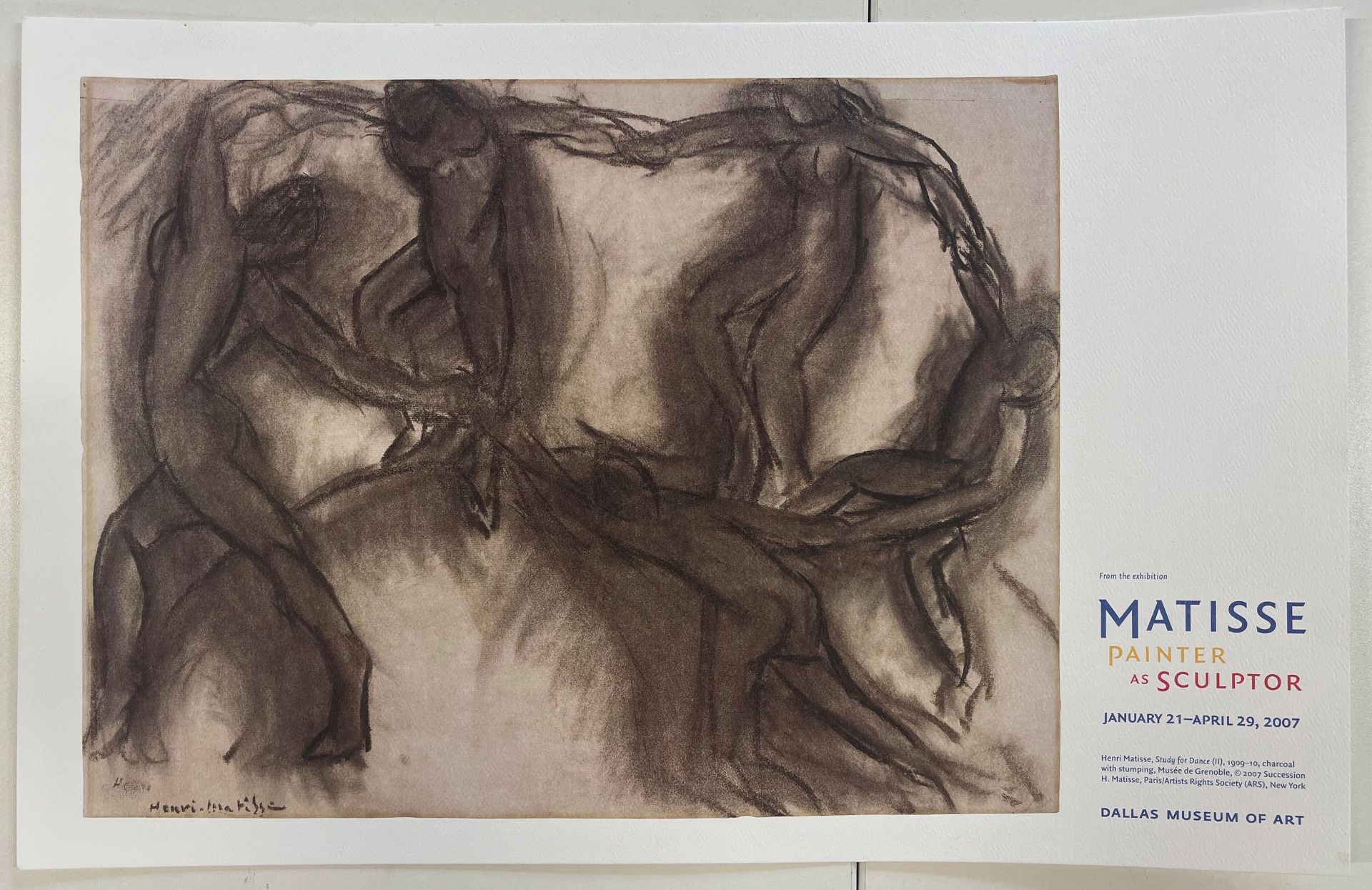 H. MATISSE/F. KAHLO/J. DUBUFFET/D. LEVINE - EXHIBTION POSTERS - Image 10 of 10