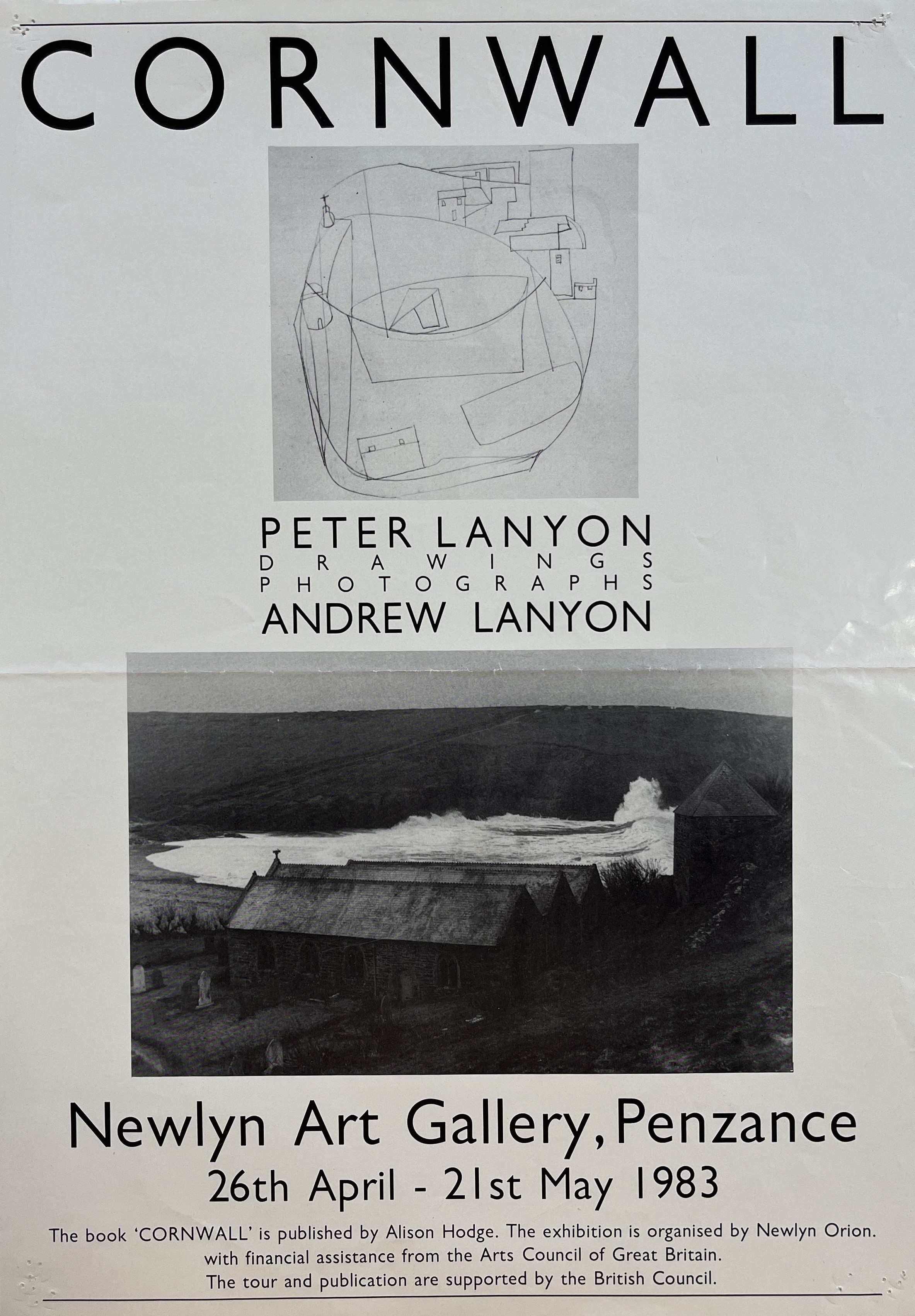 TERRY FROST & PETER LANYON - TWO VINTAGE EXHIBITION POSTERS - Image 7 of 7