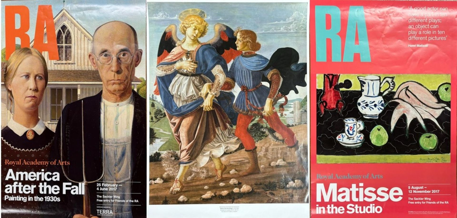 ROYAL ACADEMY - MIXED SELECTION OF POSTERS (3)