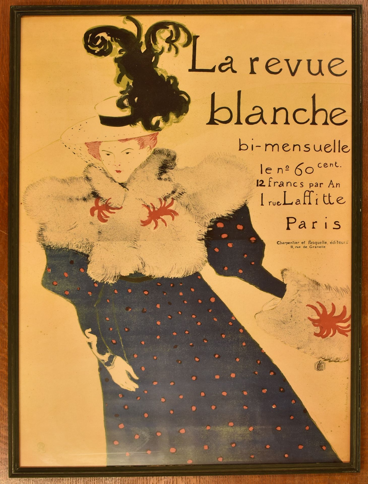 HENRI DE TOULOUSE-LAUTREC - LA REVUE BLANCHE POSTER - Bild 2 aus 5