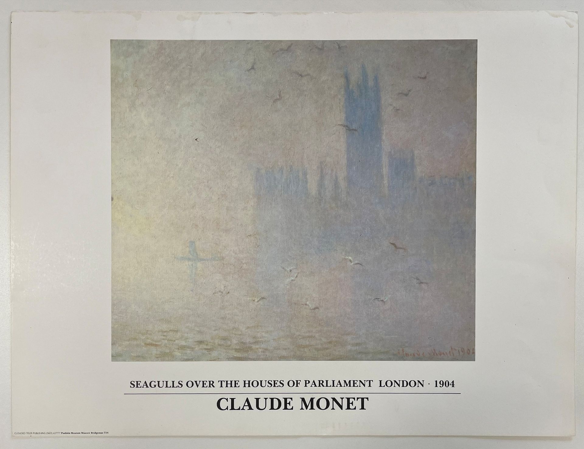 SIX VINTAGE GALLERY POSTER AFTER CLAUDE MONET - Image 2 of 19