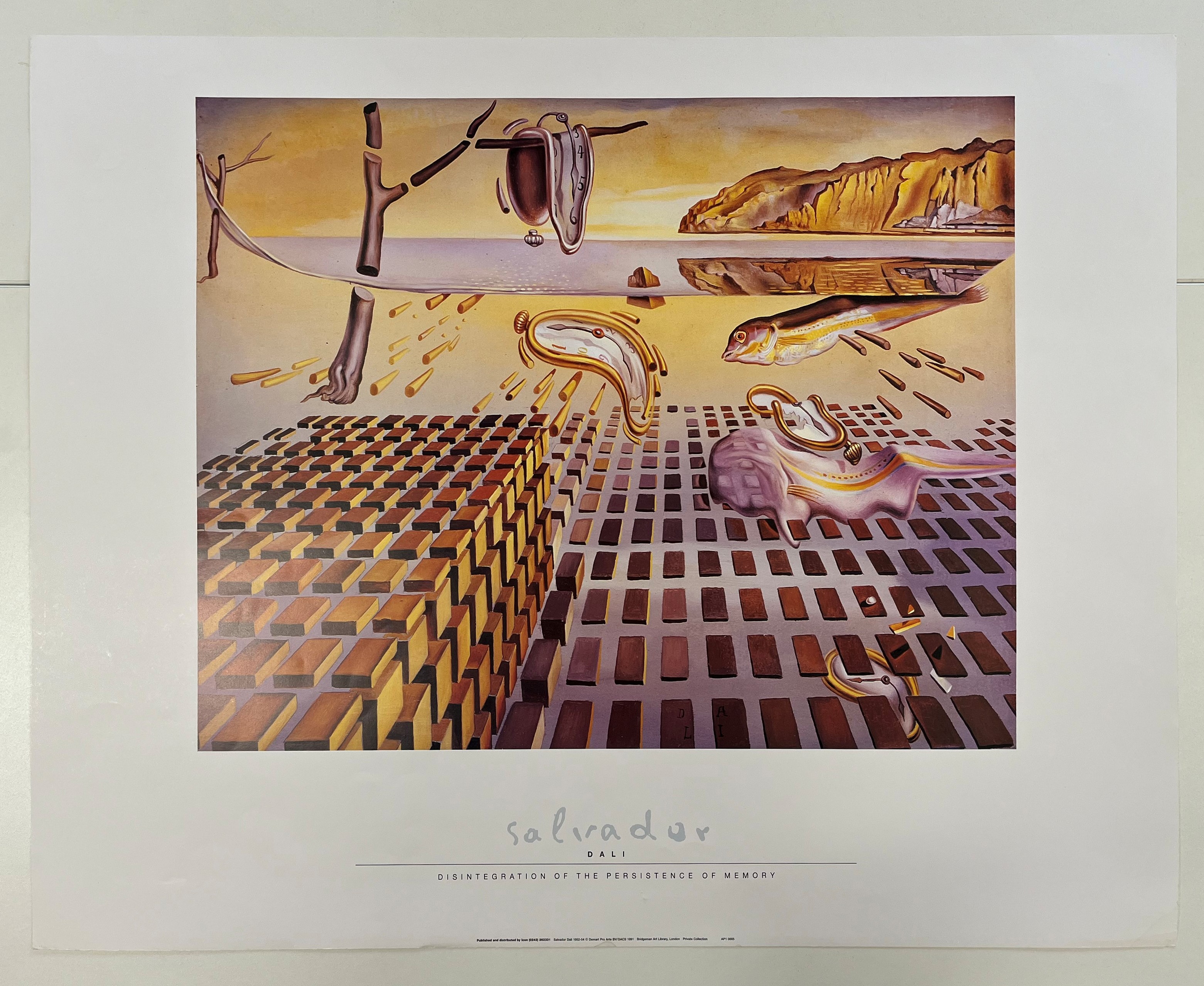 SIX VINTAGE SALVADOR DALI GALLERY POSTERS - Image 11 of 20