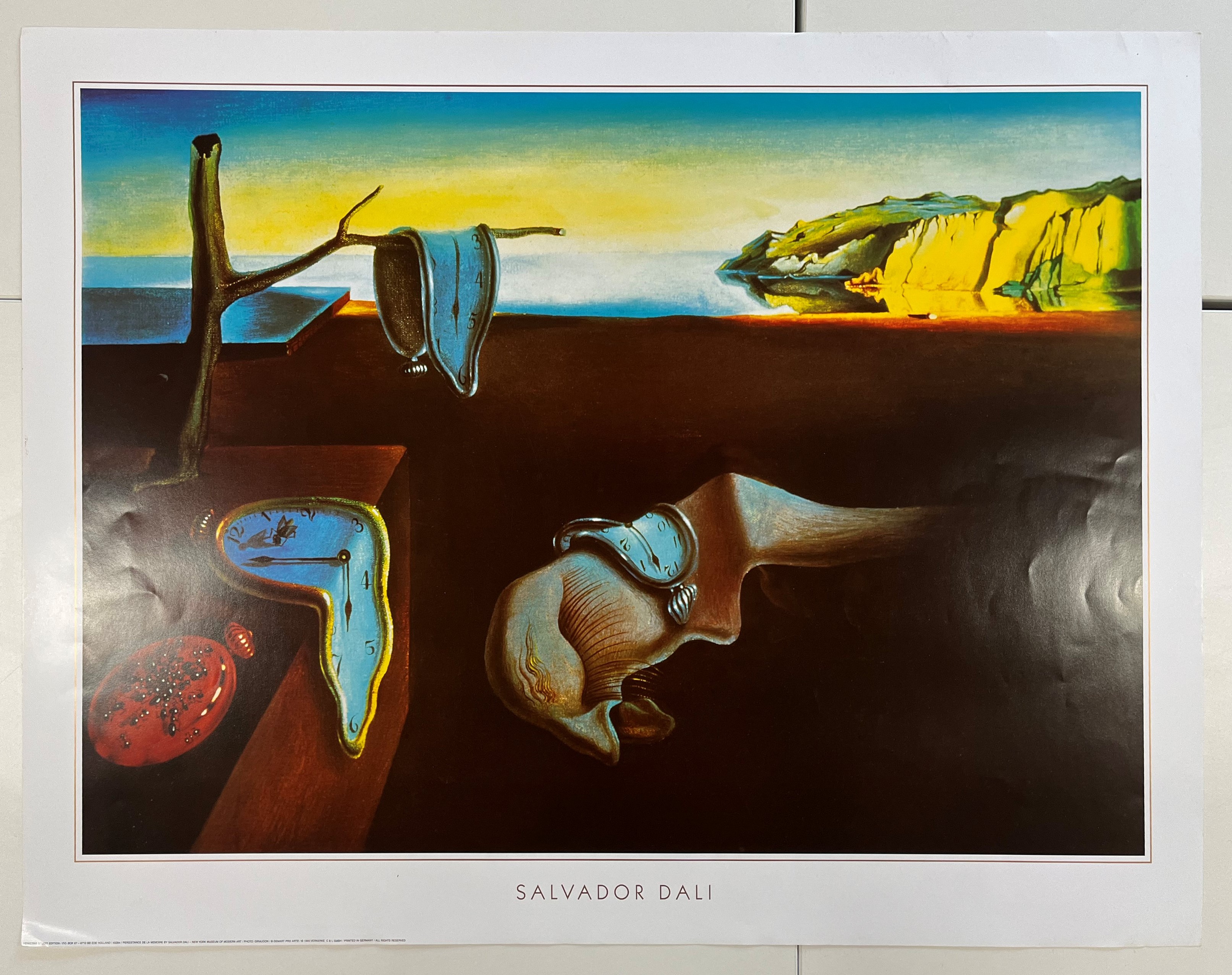 SIX VINTAGE SALVADOR DALI GALLERY POSTERS - Image 8 of 20