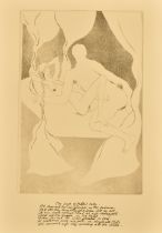 ELIZABETH FRINK - THE WIFE OF BATH'S TALE, 1972 ETCHING & AQUATINT