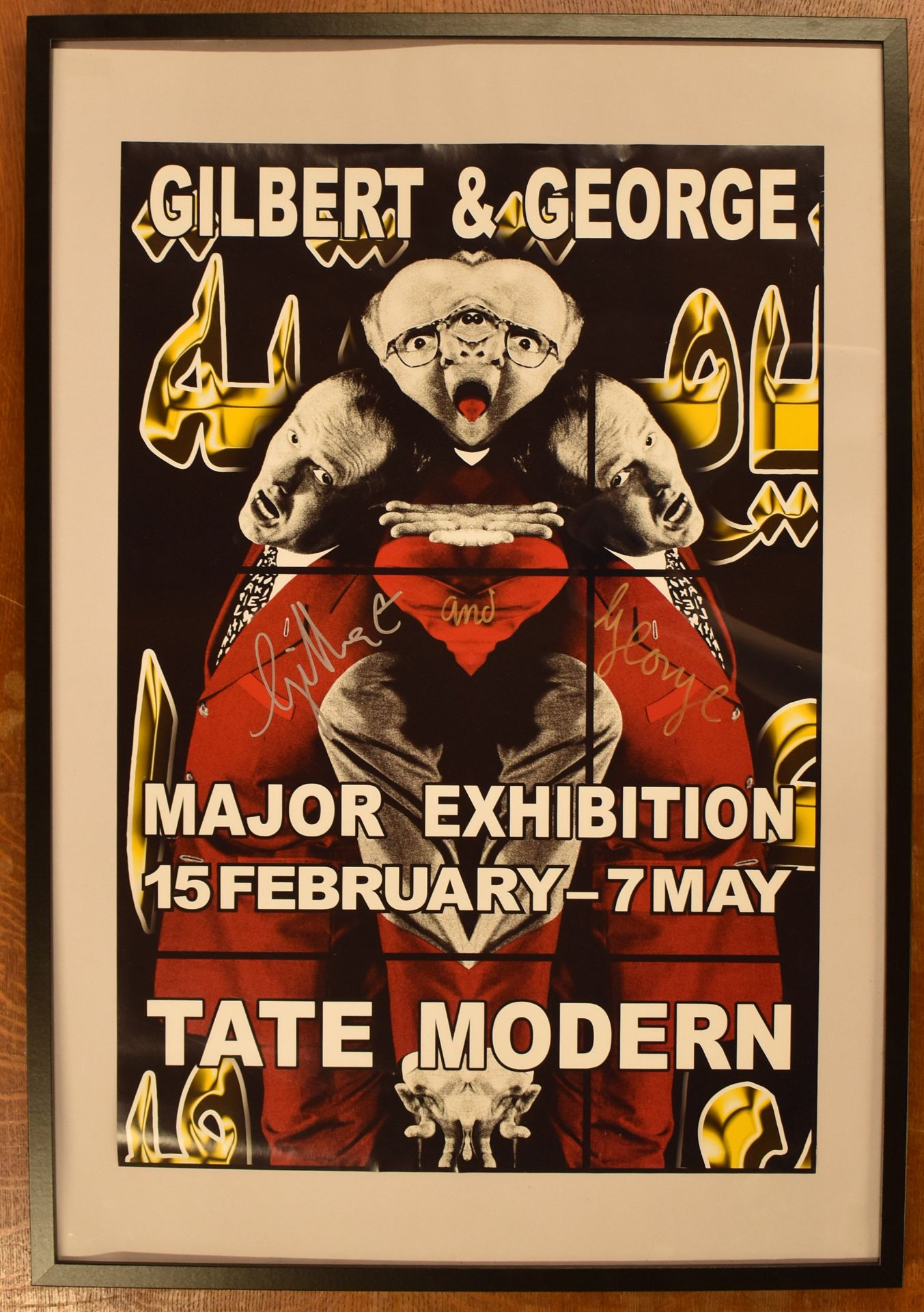 GILBERT & GEORGE - MAJOR EXHIBITION SIGNED POSTER - Image 2 of 5