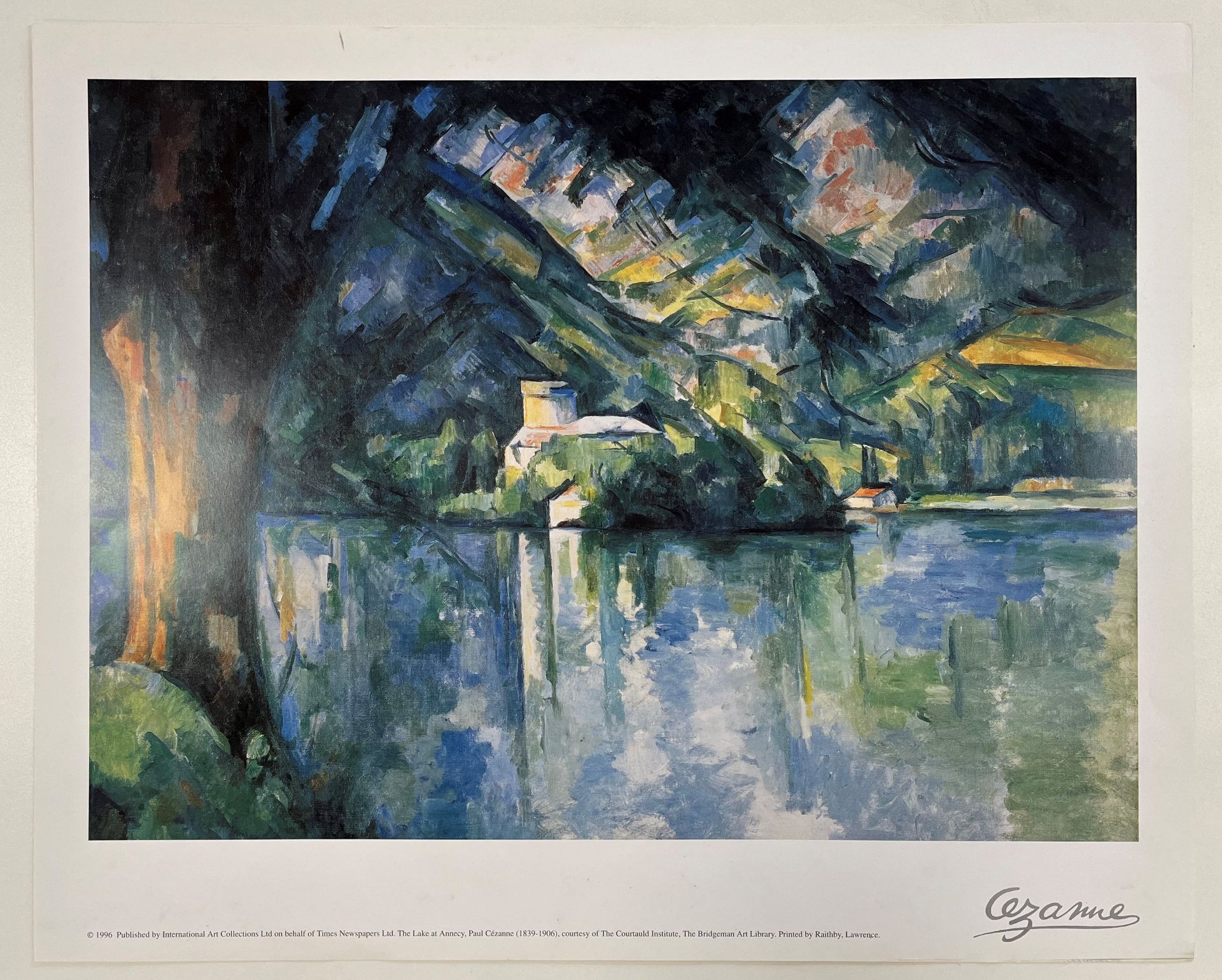 FIFTEEN VINTAGE GALLERY POSTERS AFTER CEZANNE, RENOIR & MORE - Image 22 of 46