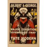 GILBERT & GEORGE - MAJOR EXHIBITION SIGNED POSTER