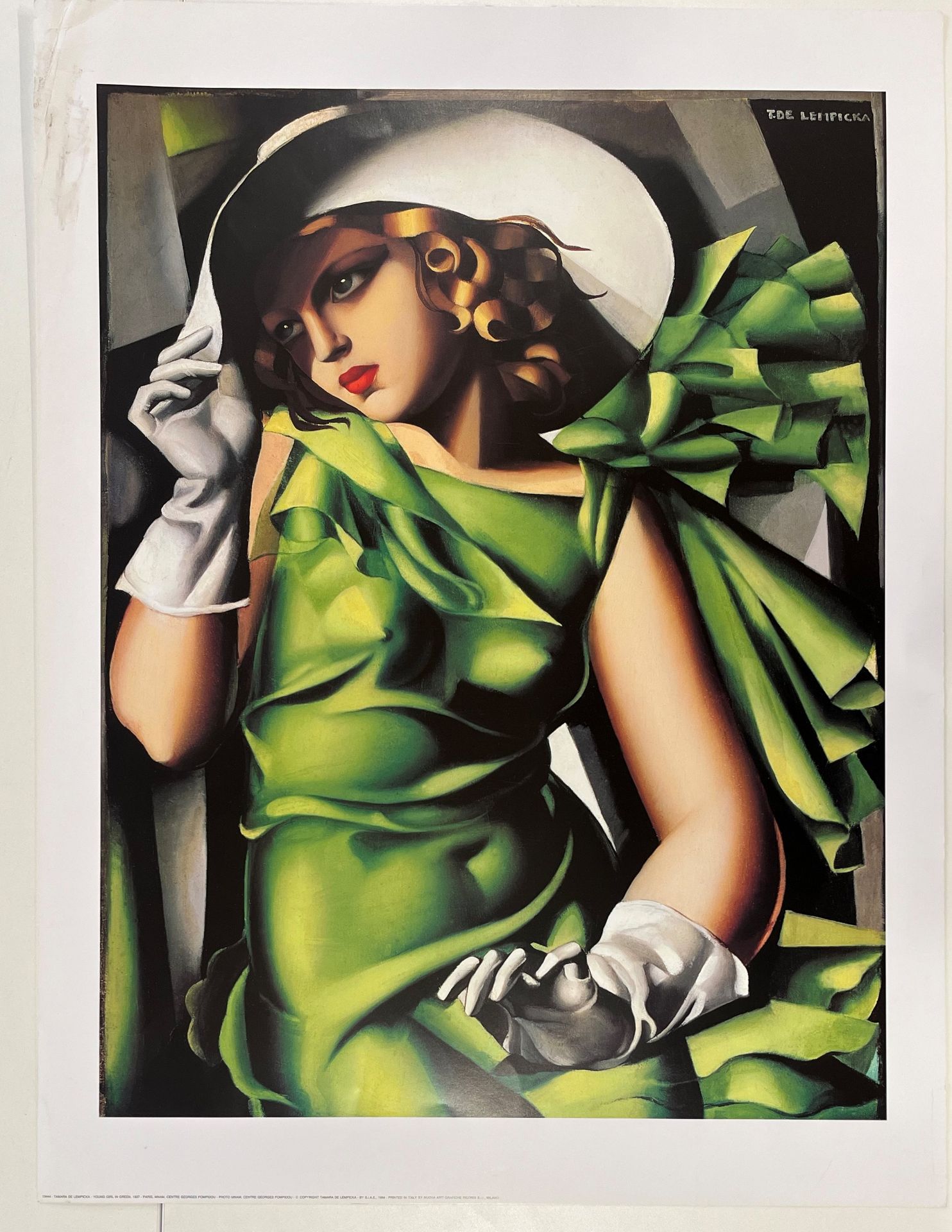 TAMARA D LEMPICKA - YOUNG GIRL IN GREEN & OTHER FOUR POSTERS (5) - Bild 14 aus 16