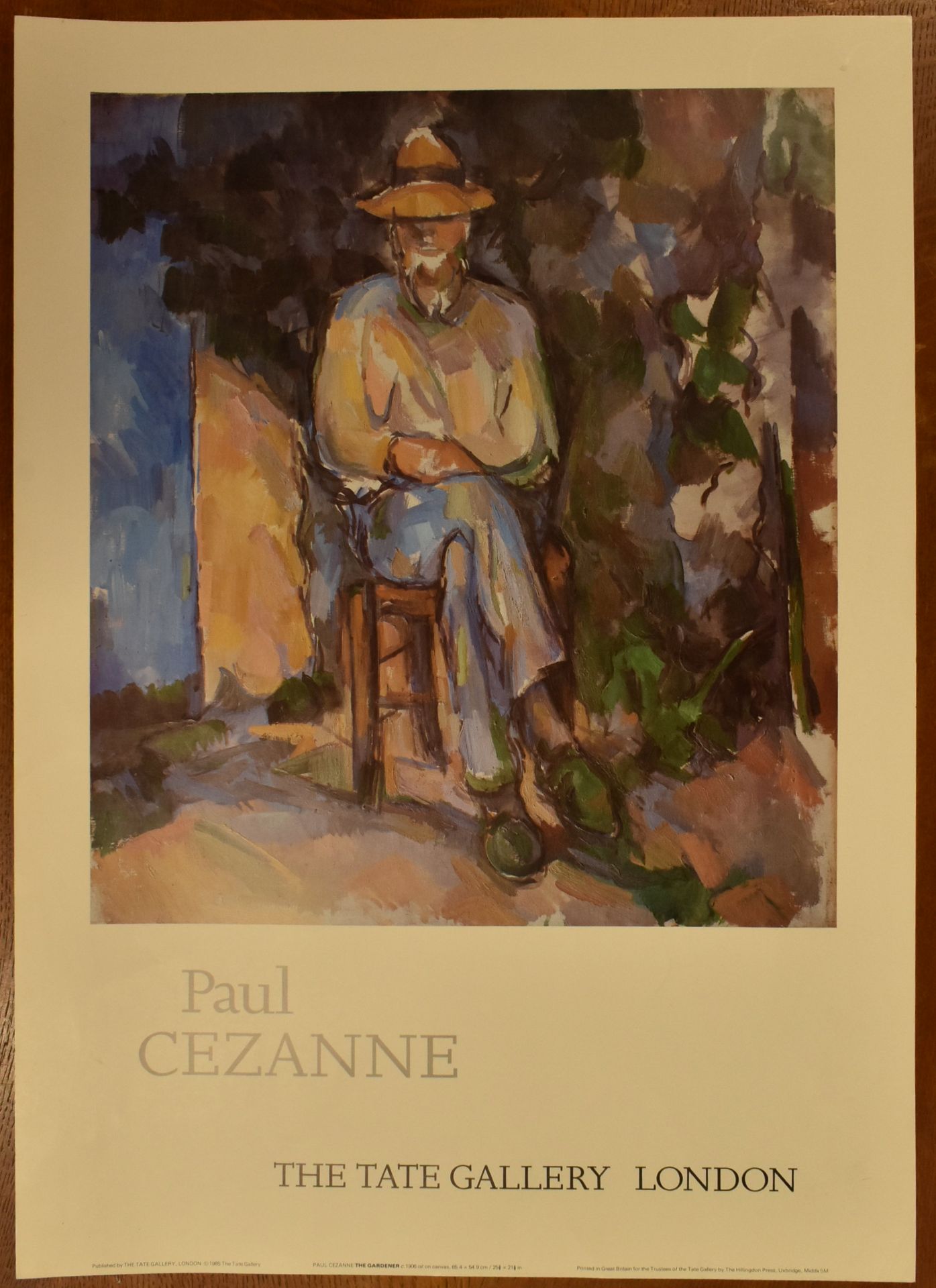 PAUL CEZANNE (1839–1906) - THE GARDENER 1906 POSTER