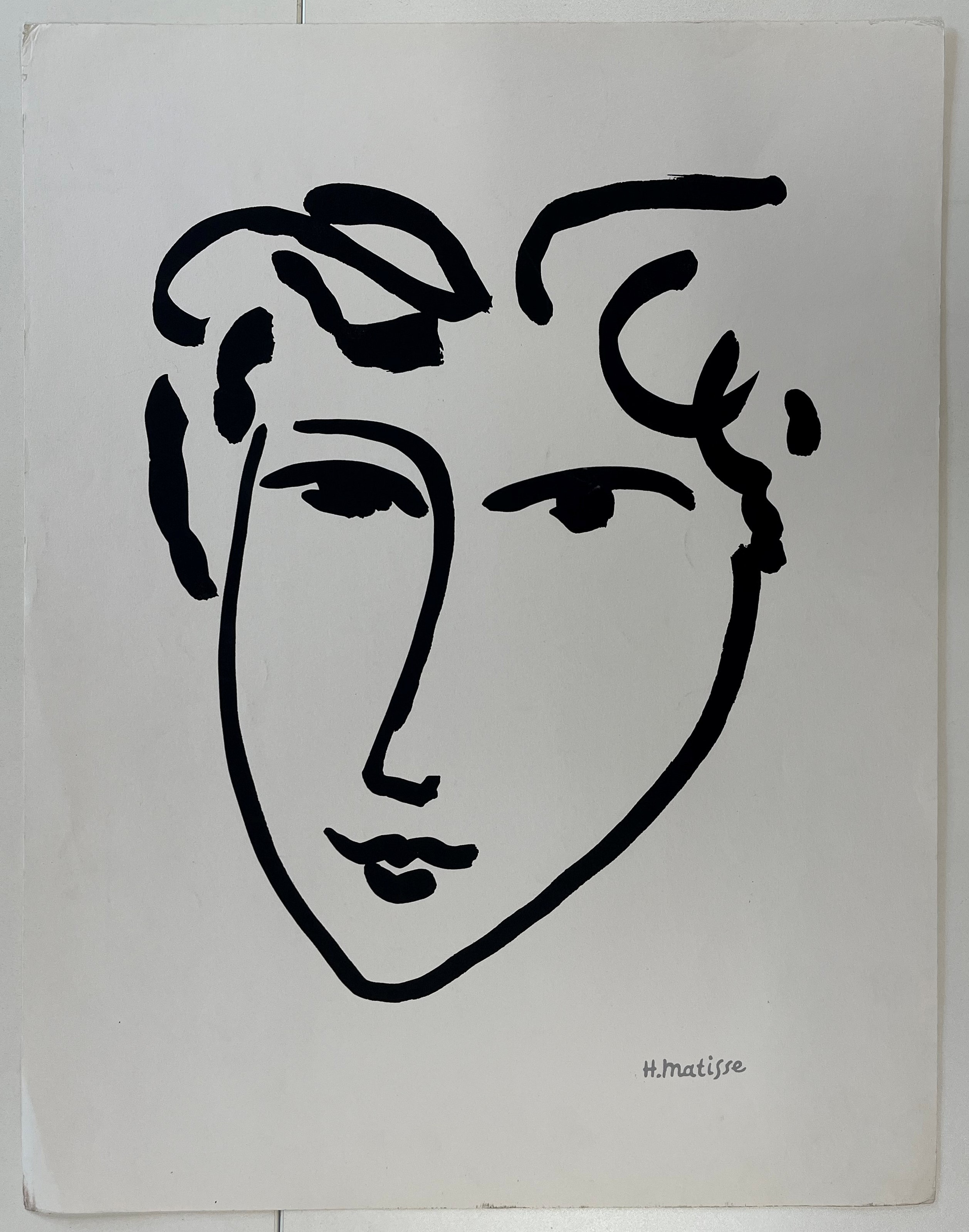 SIX VINTAGE LITHOGRAPHS ON PAPER AFTER HENRI MATISSE