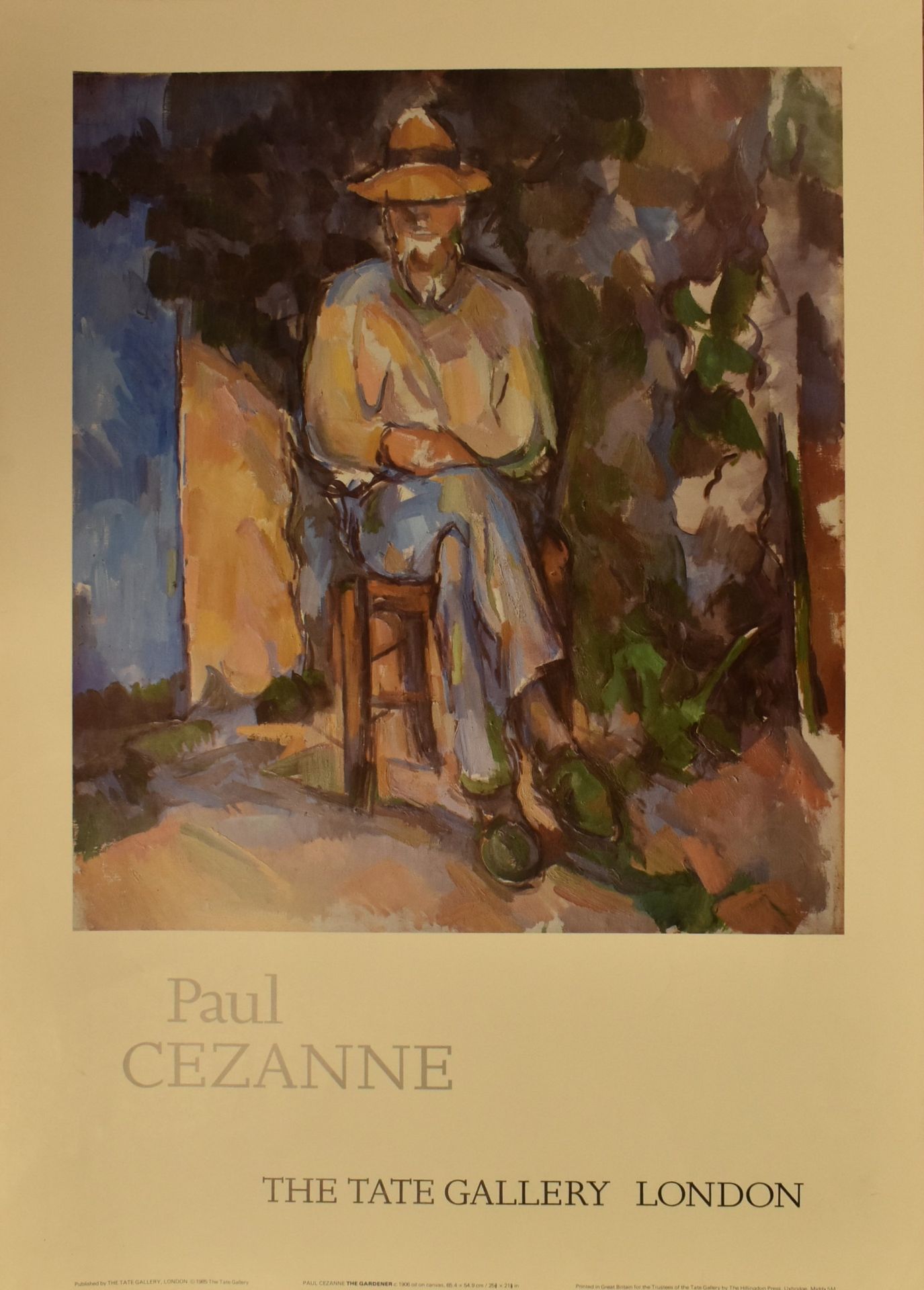 PAUL CEZANNE (1839–1906) - THE GARDENER 1906 POSTER - Bild 2 aus 4