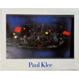 AFTER PAUL KLEE - GALLERY POSTER WITH ' ABENTEURER-SCHIFF '