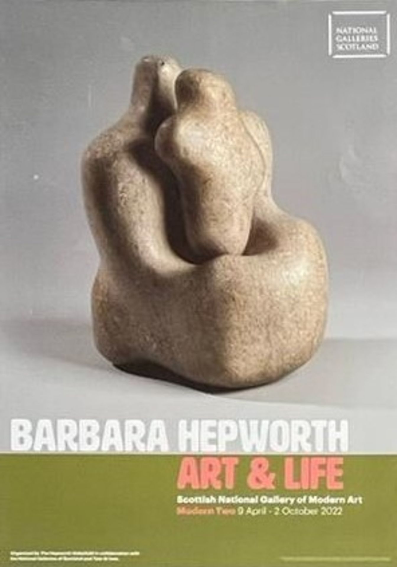 BARBARA HEPWORTH - ART & LIFE EXHIBITION POSTER