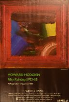HOWARD HODGKIN - 1985 WHITECHAPEL GALLERY EXHIBITION POSTER